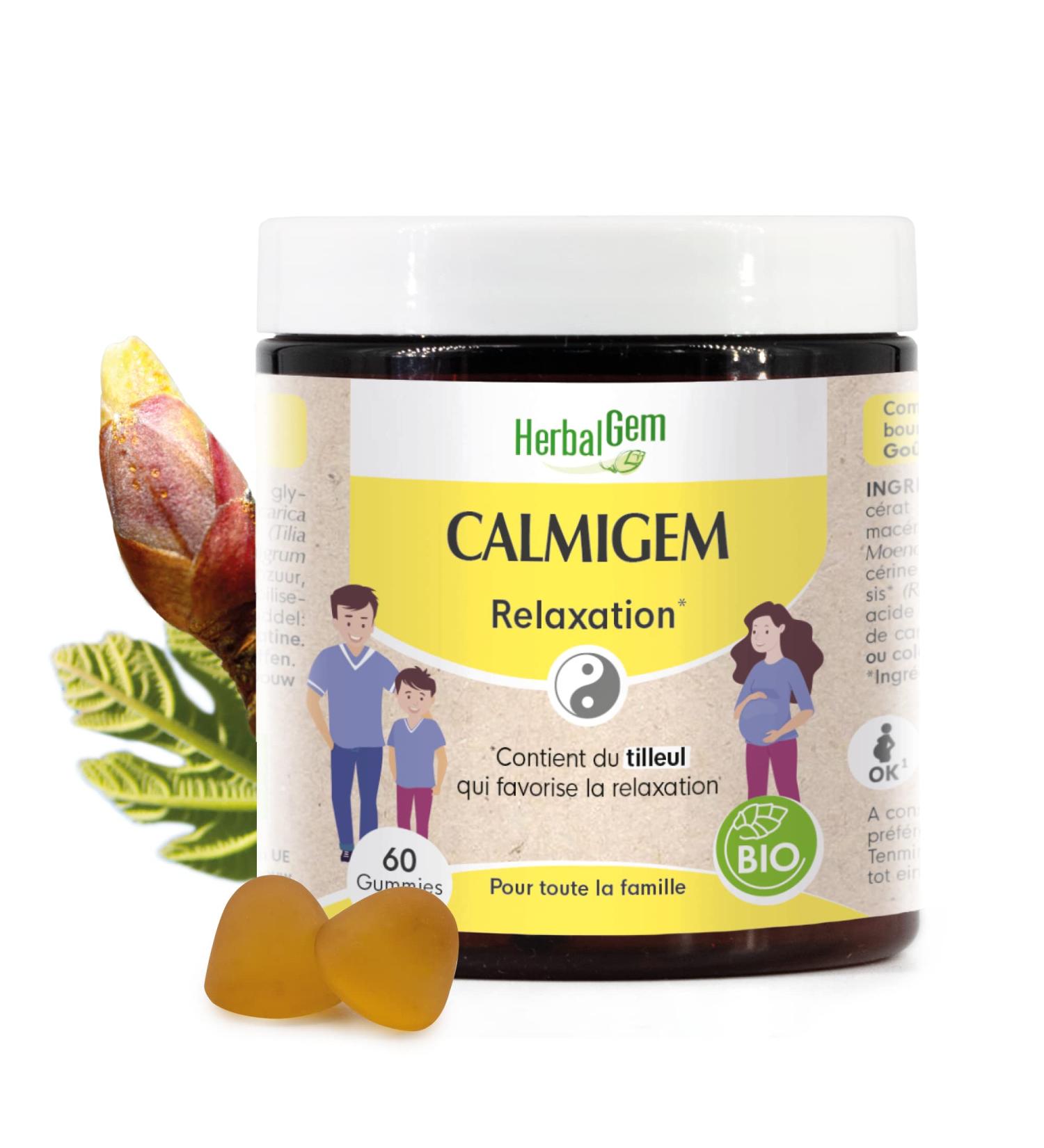 HERBALGEM CALMIGEM GUMMIES ORGANIC 60 GOM 150 GR - Buy Online on GoSupps.com