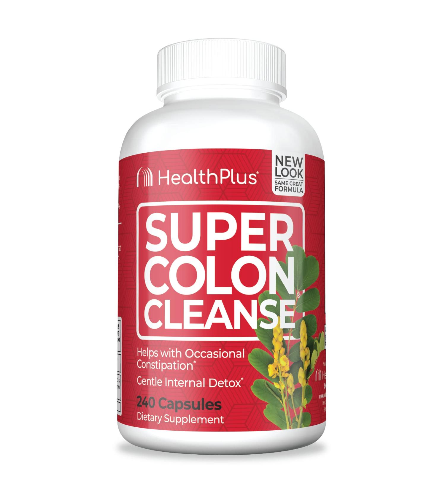 Super Colon Cleanse 530mg 240 Count - Gentle Detox and Digestive Support (Pack of 1) - Buy Online on GoSupps.com