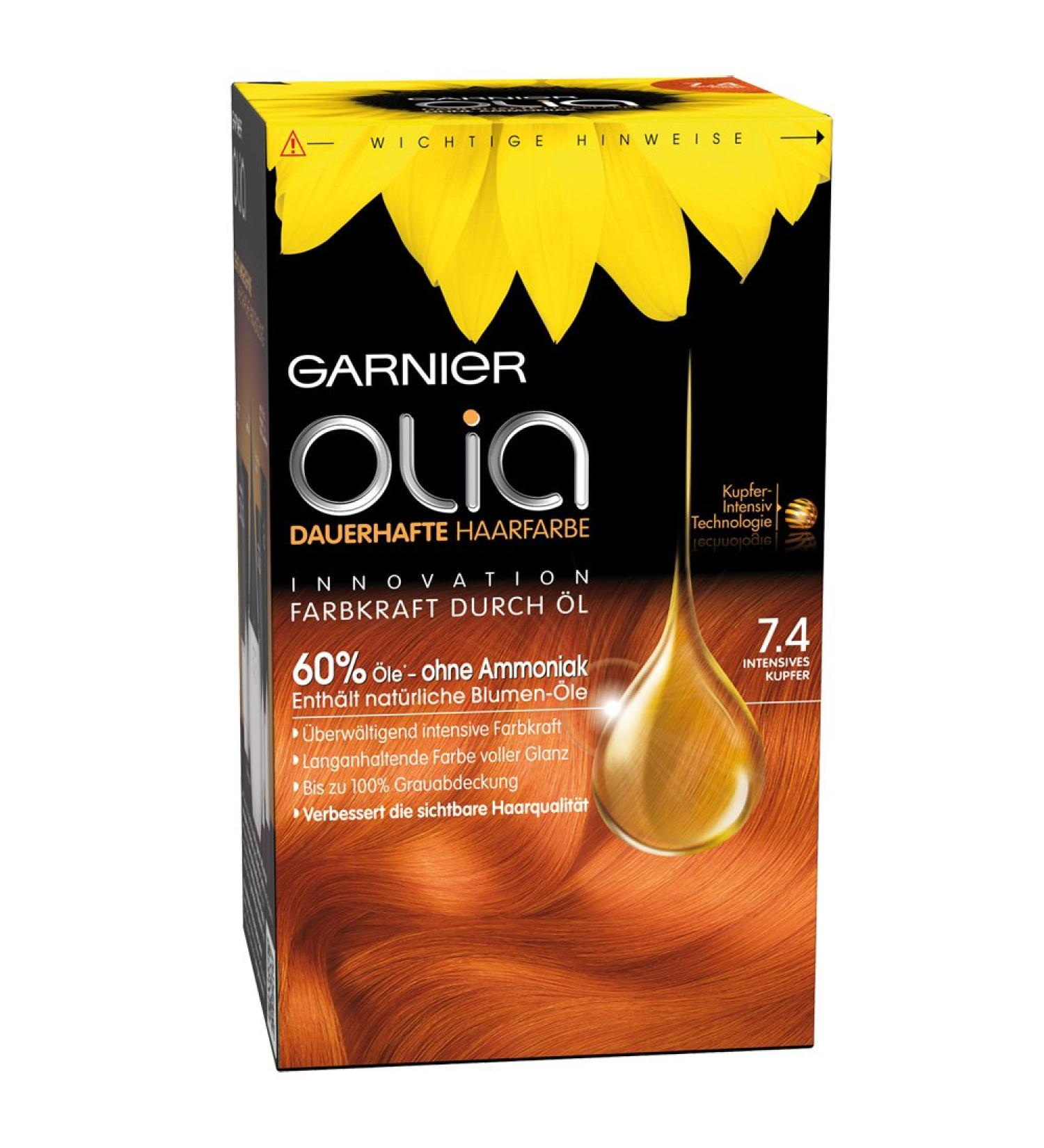 Garnier Olia 7.4 - Intense Copper - 1 pack (1 x 1 unit)