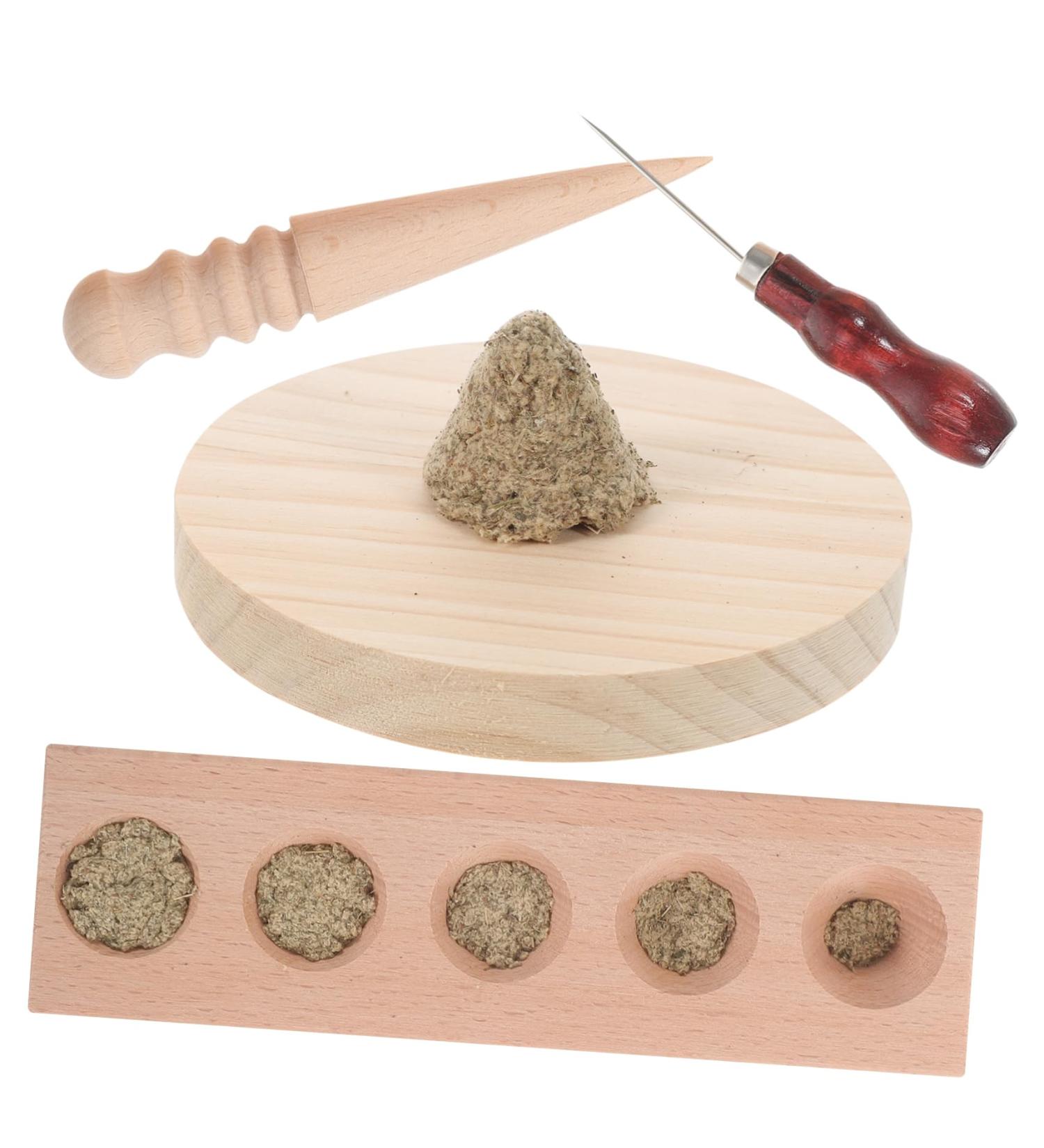 Healeeved Aita Form Cone Maker Set - Wooden Heat Massage Device for Moxa Therapy | DIY Health Solutions - Buy Online on GoSupps.com