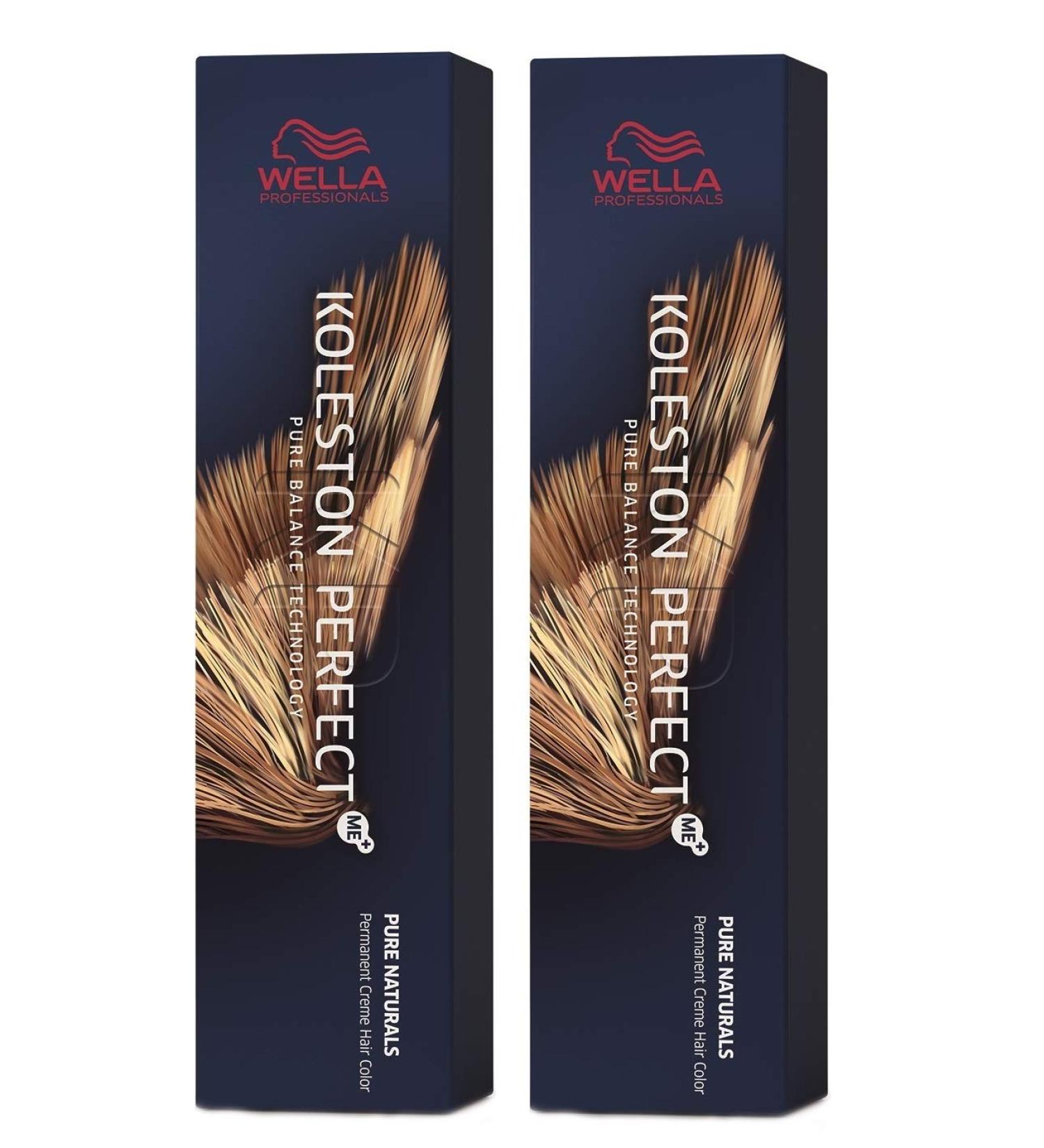 2x Wella Koleston Perfect ME+ 9/81 Light Blonde Pearl Ash 60 ml Grey/white coverage 60 ml (pack of 2)