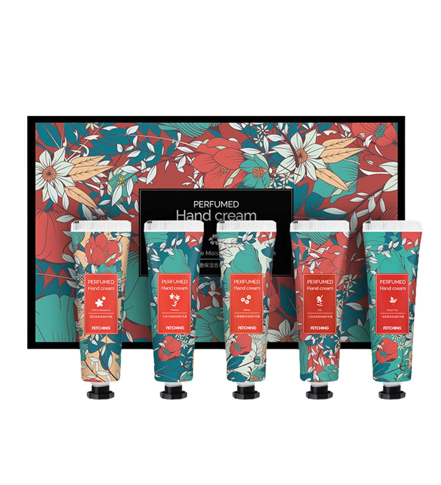 Moisturizing Hand Cream Gift Set | 5 Plant-Based Creams for Dry Cracked Hands - Buy Online on GoSupps.com