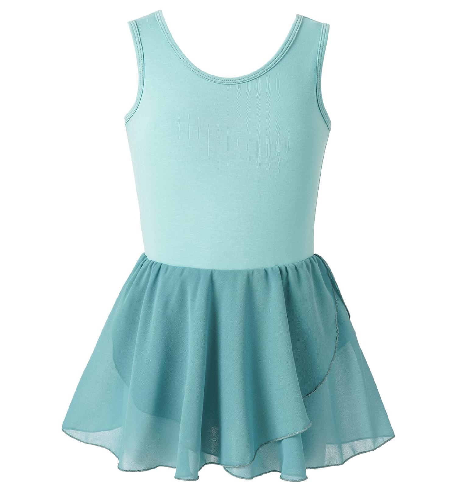 MERIABNY Tank Ballet Leotard for Girls | Green | Ages 3-9 | 3-4T - Buy Online on GoSupps.com