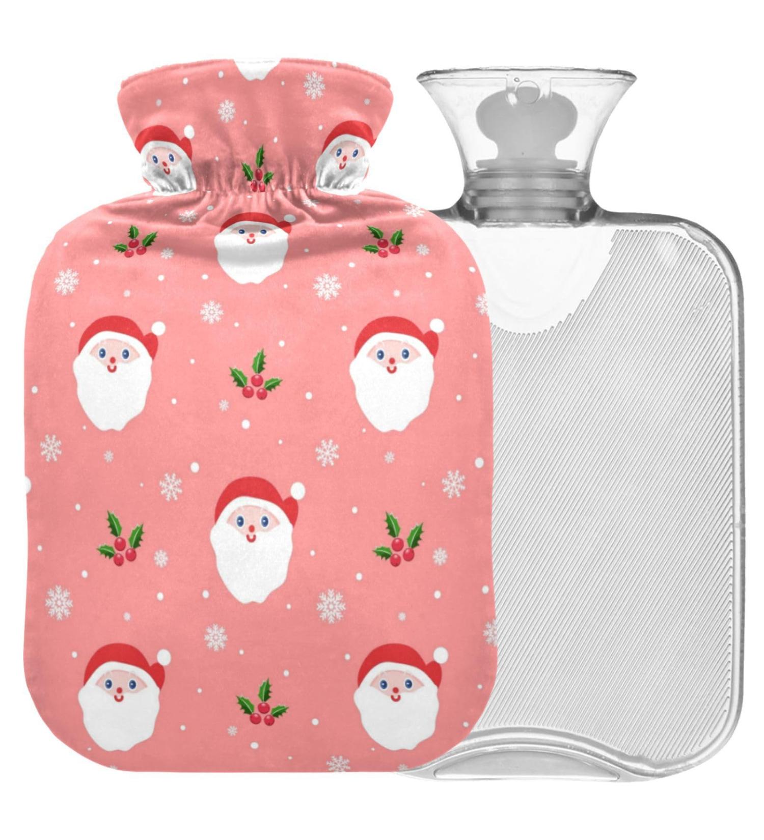 NAANLE Santa Claus Hot Water Bottle - 2L Large Bed & Foot Warmer for Pain Relief & Therapy - Buy Online on GoSupps.com