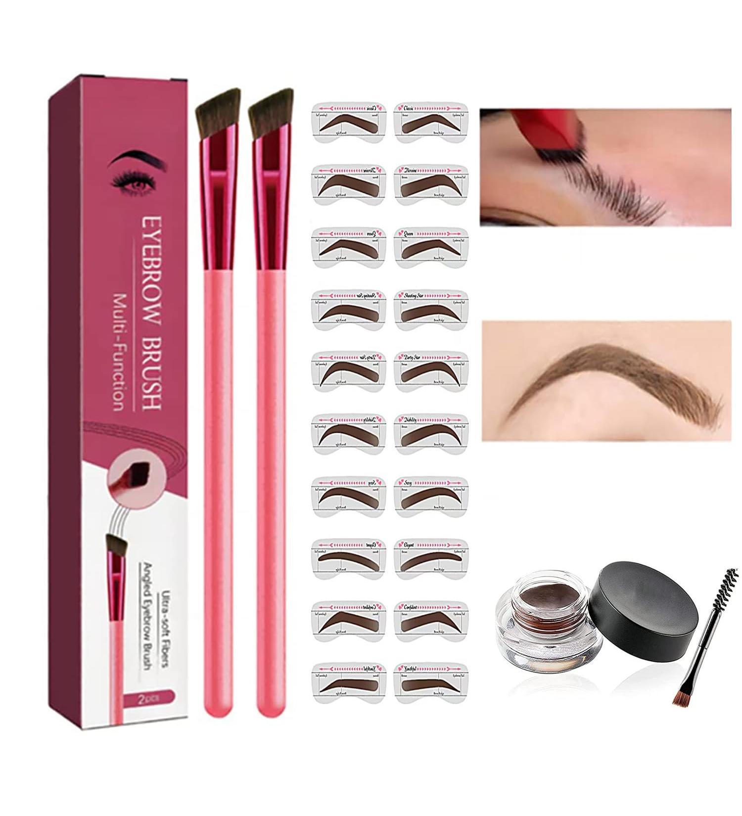 Buy 4D Laminated Brow Grooming Kit | Eyebrow Care Kit with Angled Brush & Waterproof Gel - Perfect for Home Use - Buy Online on GoSupps.com