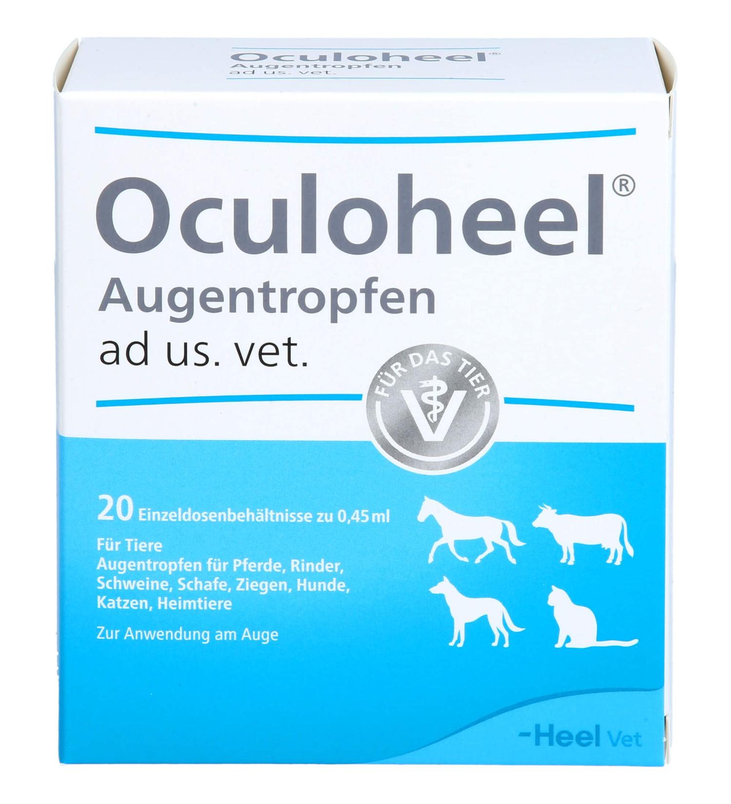 OCULOHEEL Eye Drops for Veterinary Use - Single Dose Pipette (20 pcs) | International Shipping Available - Buy Online on GoSupps.com