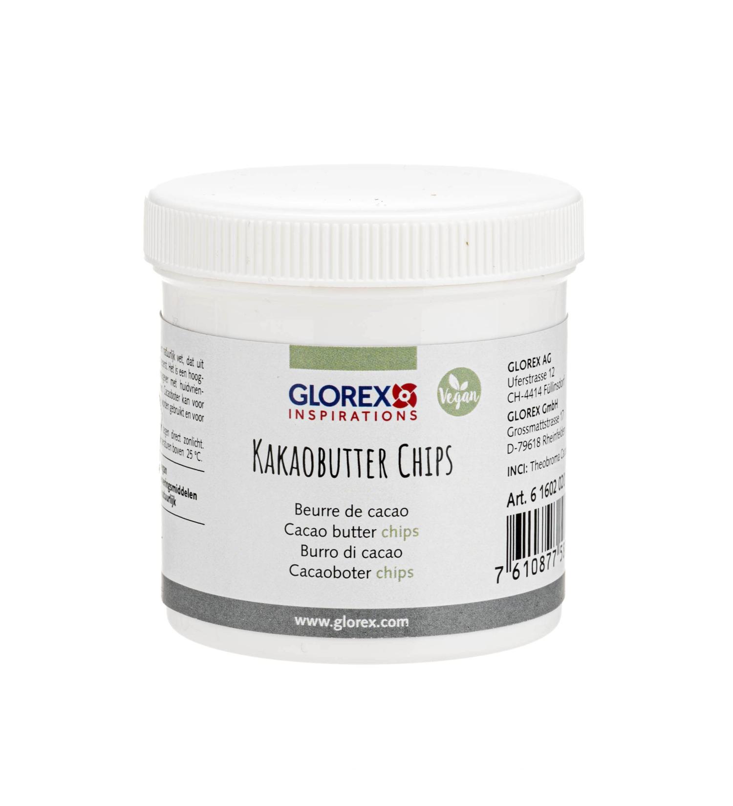 GLOREX 6 1602 020 Cocoa butter 100 g natural and vegan for making homemade cosmetics - Buy Online on GoSupps.com