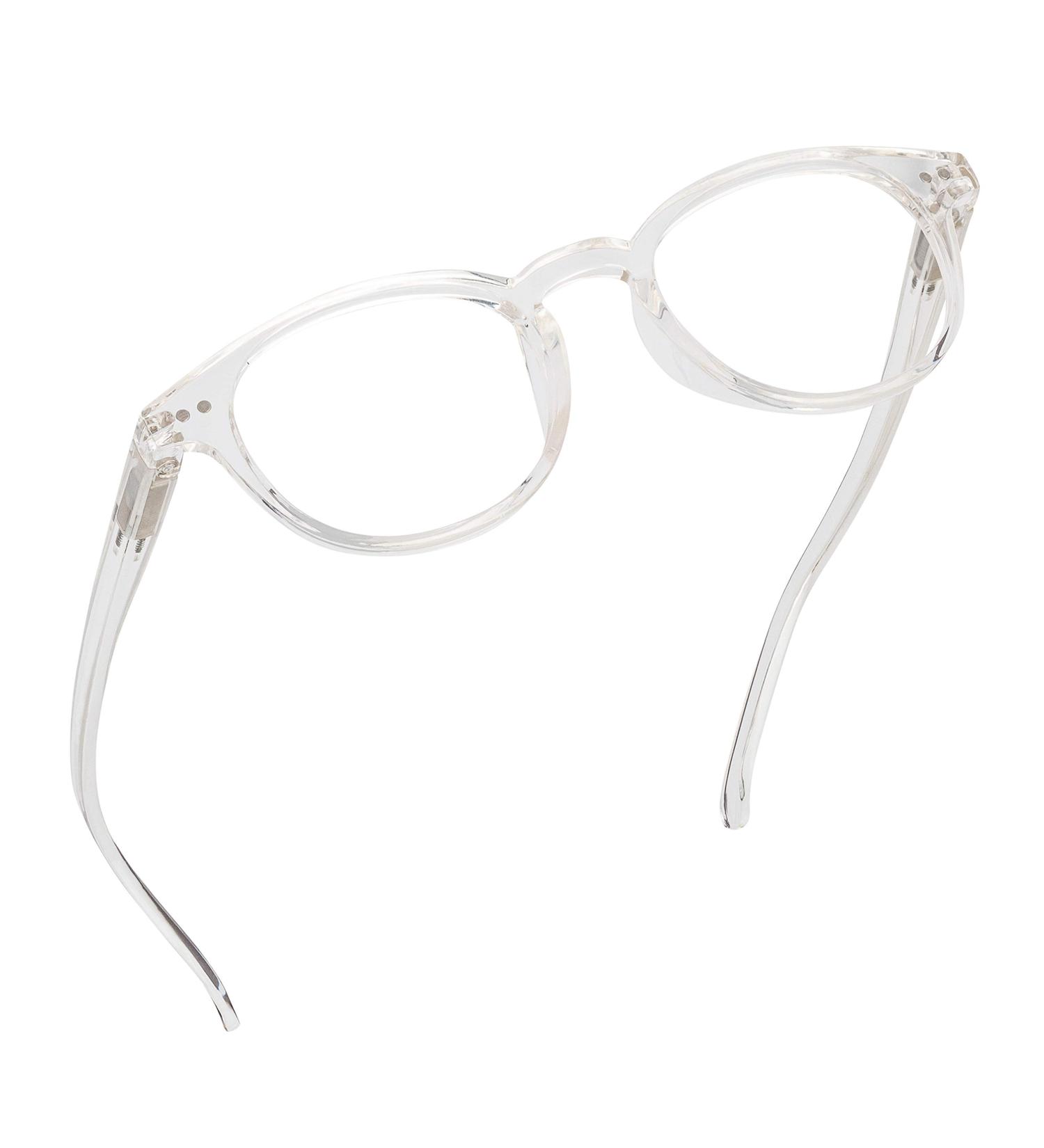 Readerest Round Blue Light Blocking Reading Glasses | 0.50 Magnification | Anti Glare, Anti Eyestrain, UV Protection | Men and Women | Computer Glasses - Buy Online on GoSupps.com