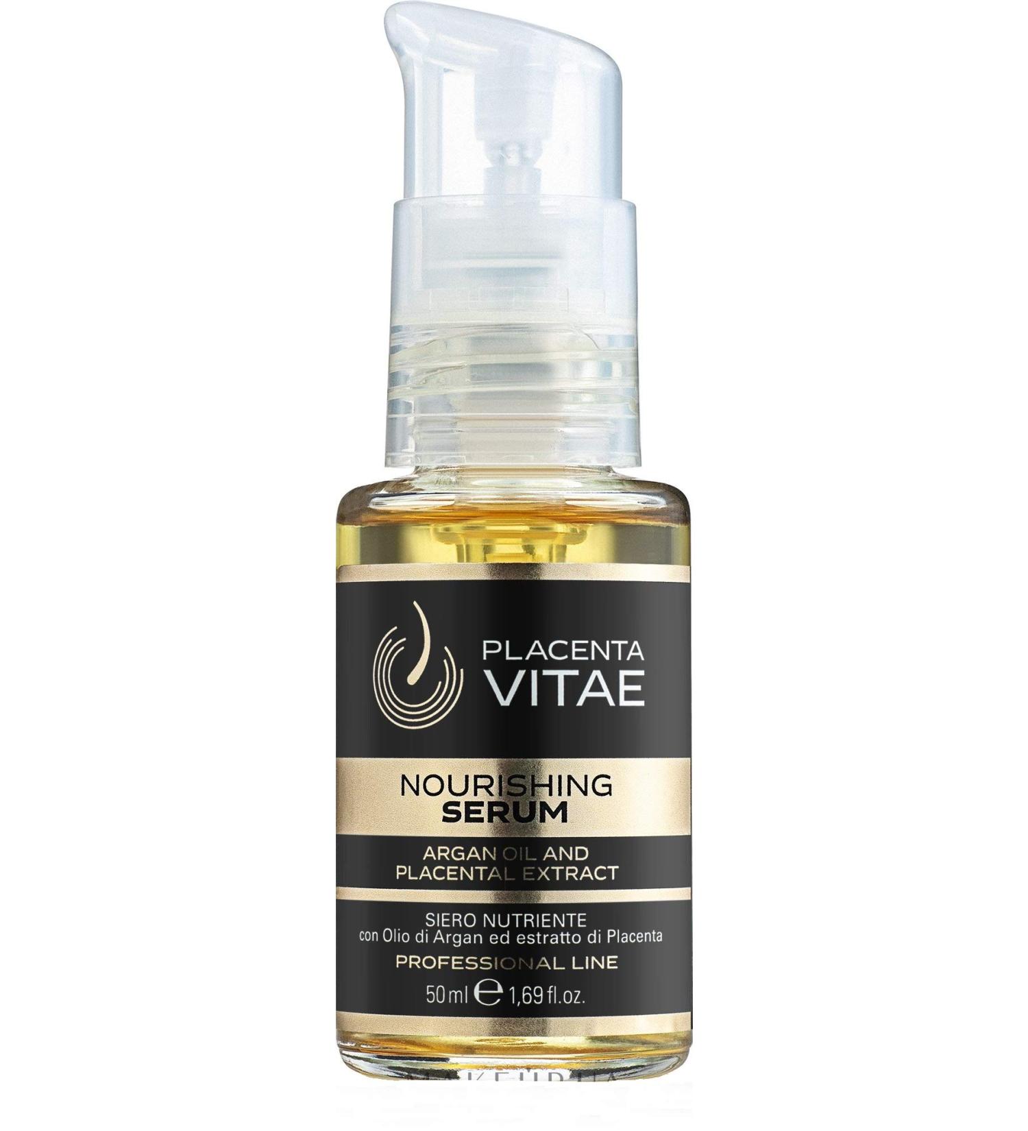 PLACENTA VITAE Anti-hair loss nourishing serum with argan oil and placenta extract 50 ML made in Italy
