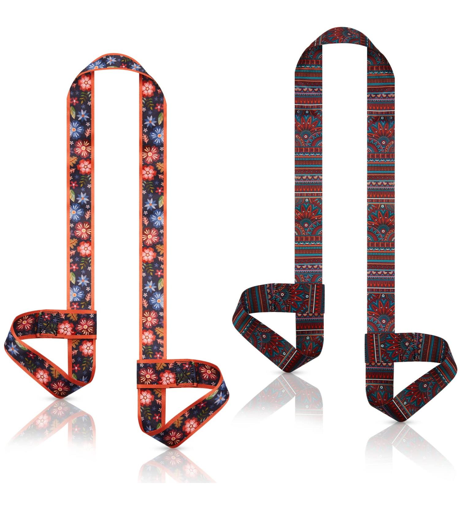 Adjustable 2-Piece Skate Leash for Child Skates - Bohemia Style | Roller Skate Boot Carrier & Shoulder Sling Strap - Buy Online on GoSupps.com