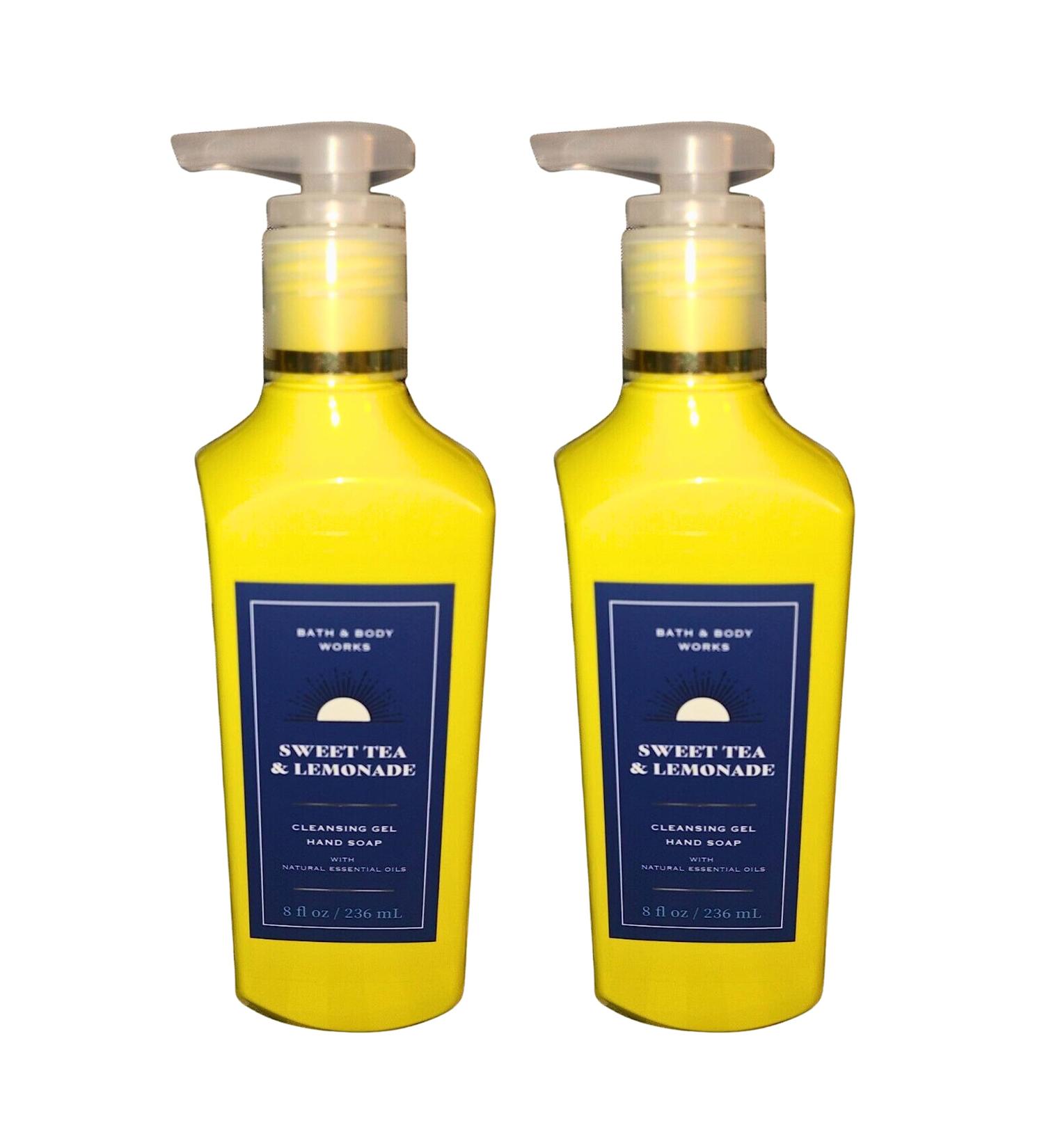Bath & Body Works Gel Hand Soap 2-Pack 8oz/236mL Each (Sweet Tea and Lemonade)