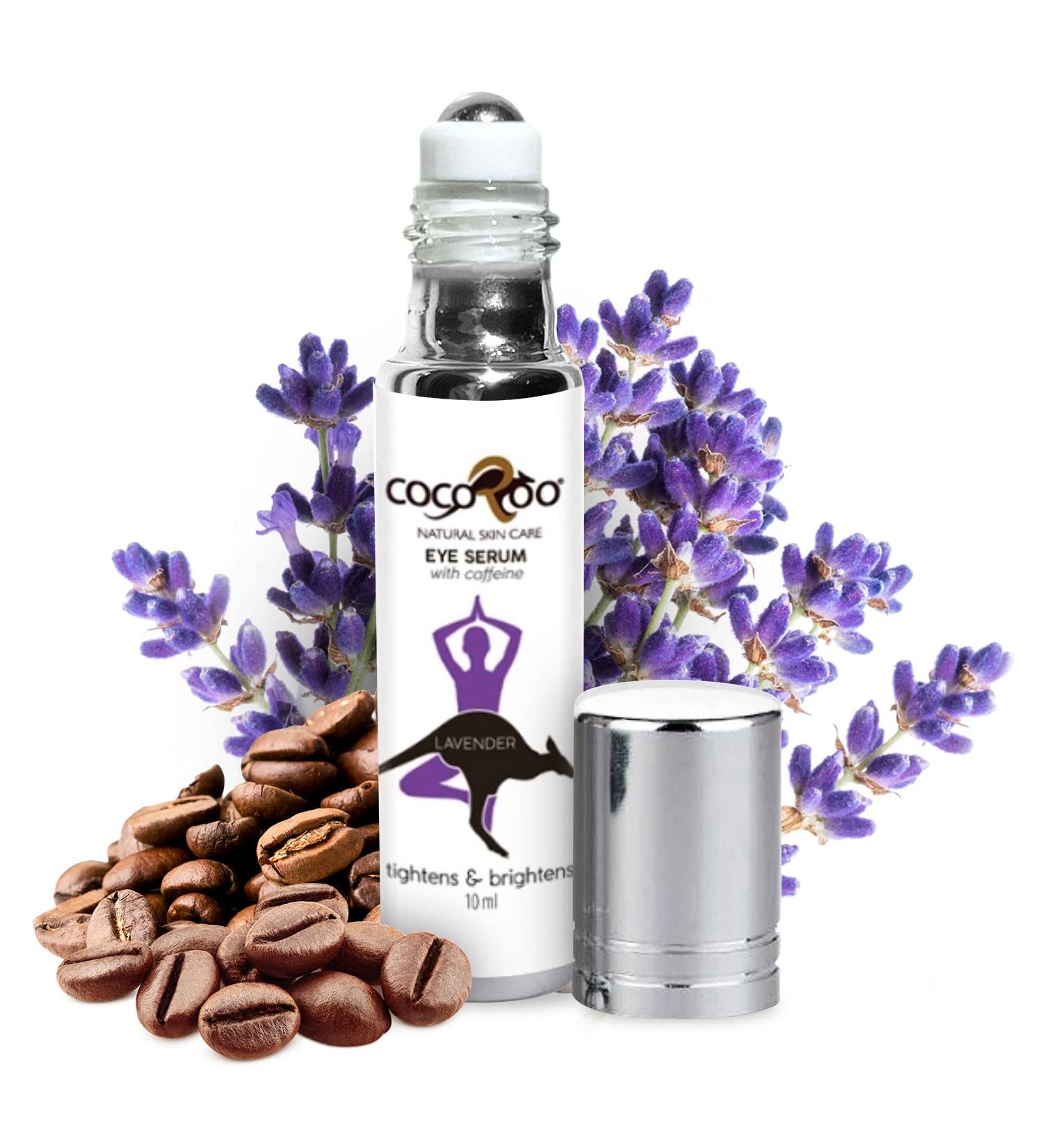 Caffeinated Eye Serum Nutrient-Dense 100% Pure Natural & Vegan (Lavender) - Buy Online on GoSupps.com