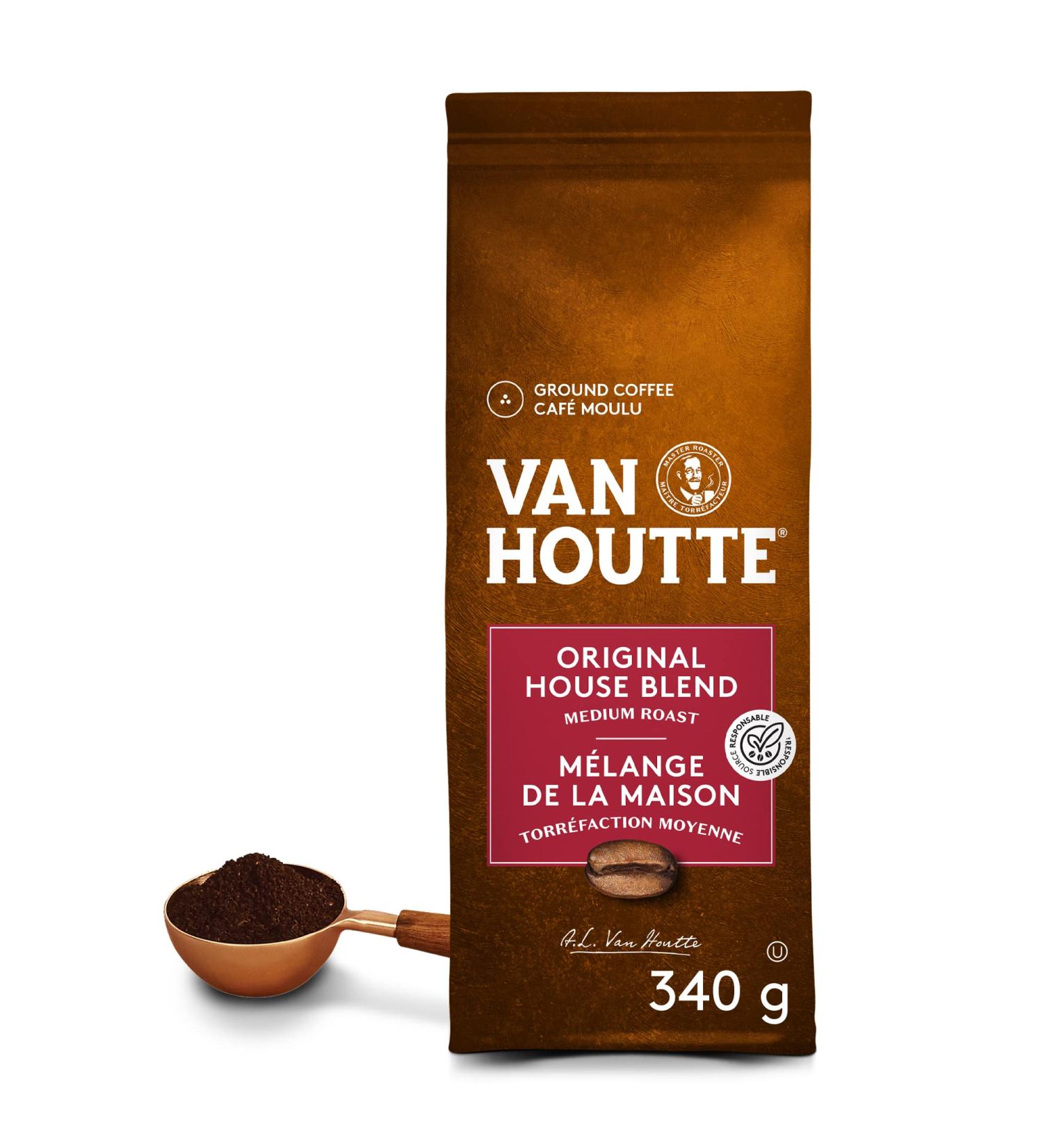 Van Houtte Original House Blend Ground Coffee 340g Can Be Used With Keurig Coffee Makers - Buy Online on GoSupps.com
