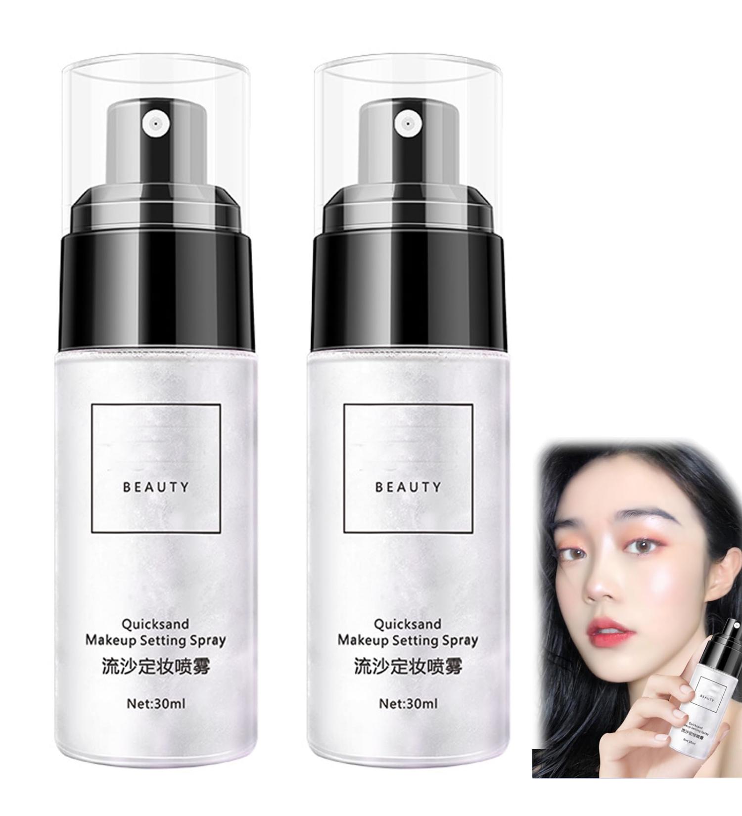 Waterproof Makeup Setting Spray Waterproof Setting Spray Makeup Setting Spray for Makeup Long Lasting Fixing Spray Makeup Finishing Spray for Makeup Moisturize Oil Control (2PCS) - Buy Online on GoSupps.com