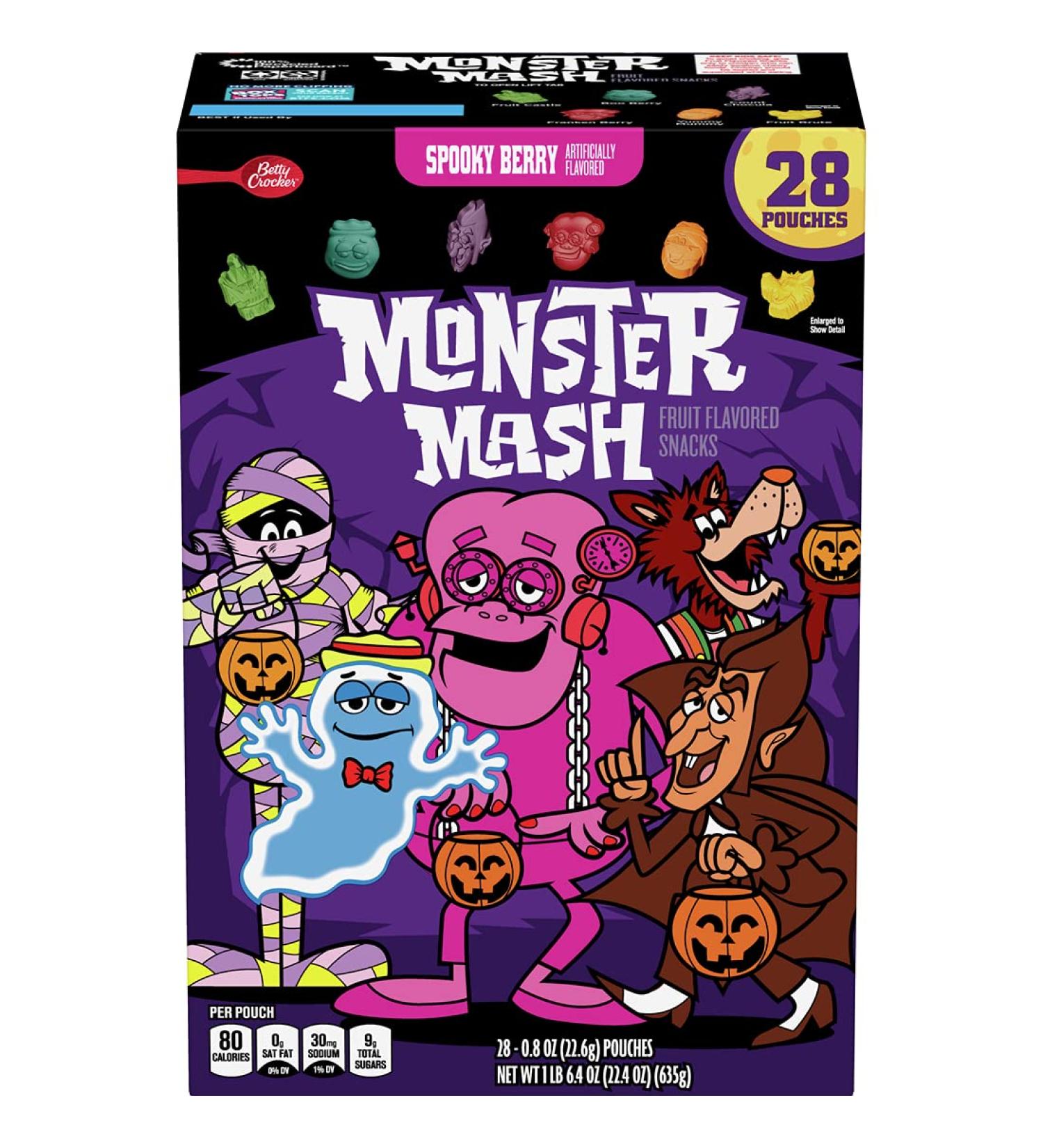Betty Crocker Monster Mash Spooky Berry Fruit Snacks - 1.4 lb - Buy Online on GoSupps.com
