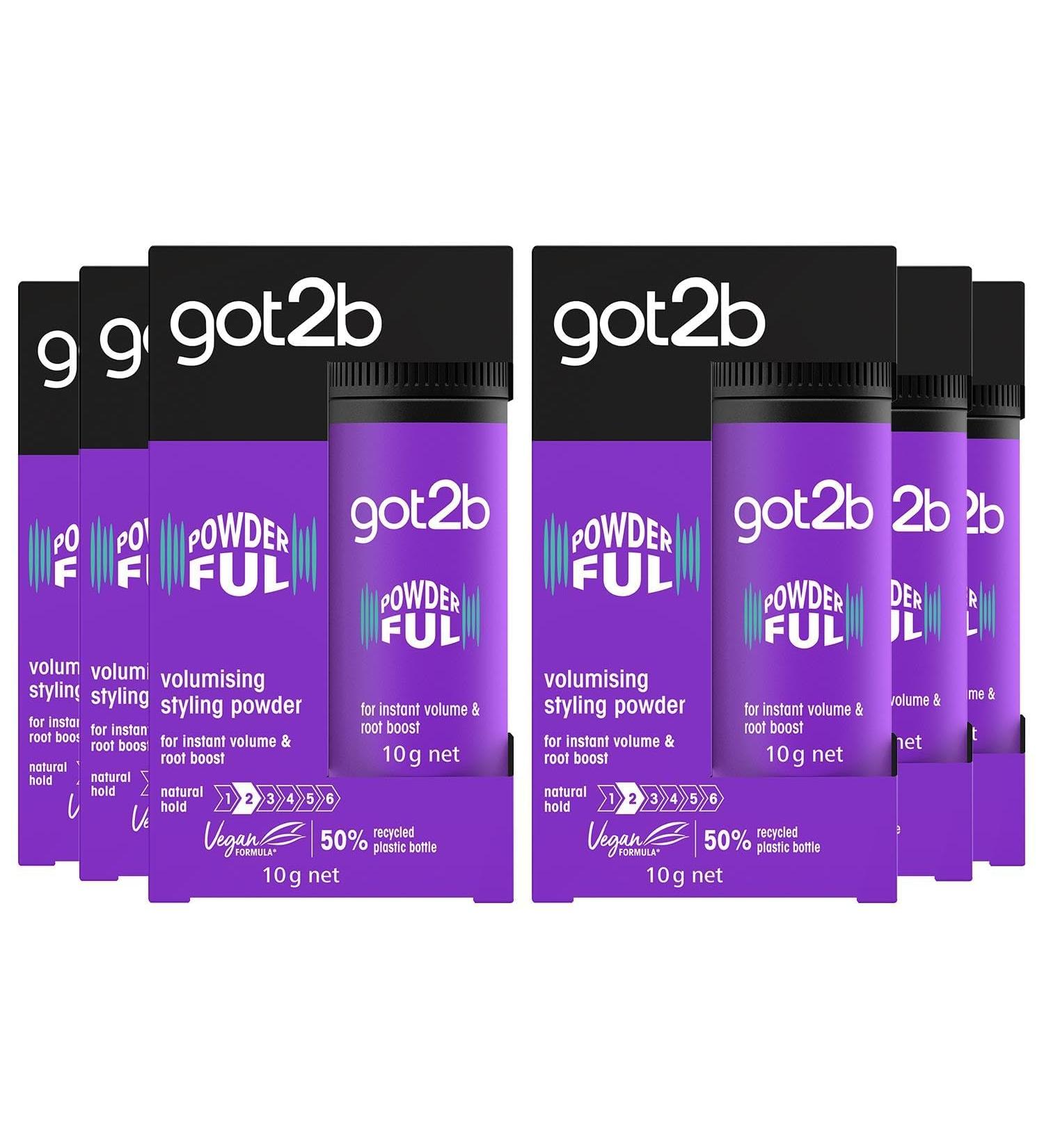 Schwarzkopf got2b POWDER'ful Volumising Styling Powder 10 g - Pack of 6 - Buy Online on GoSupps.com