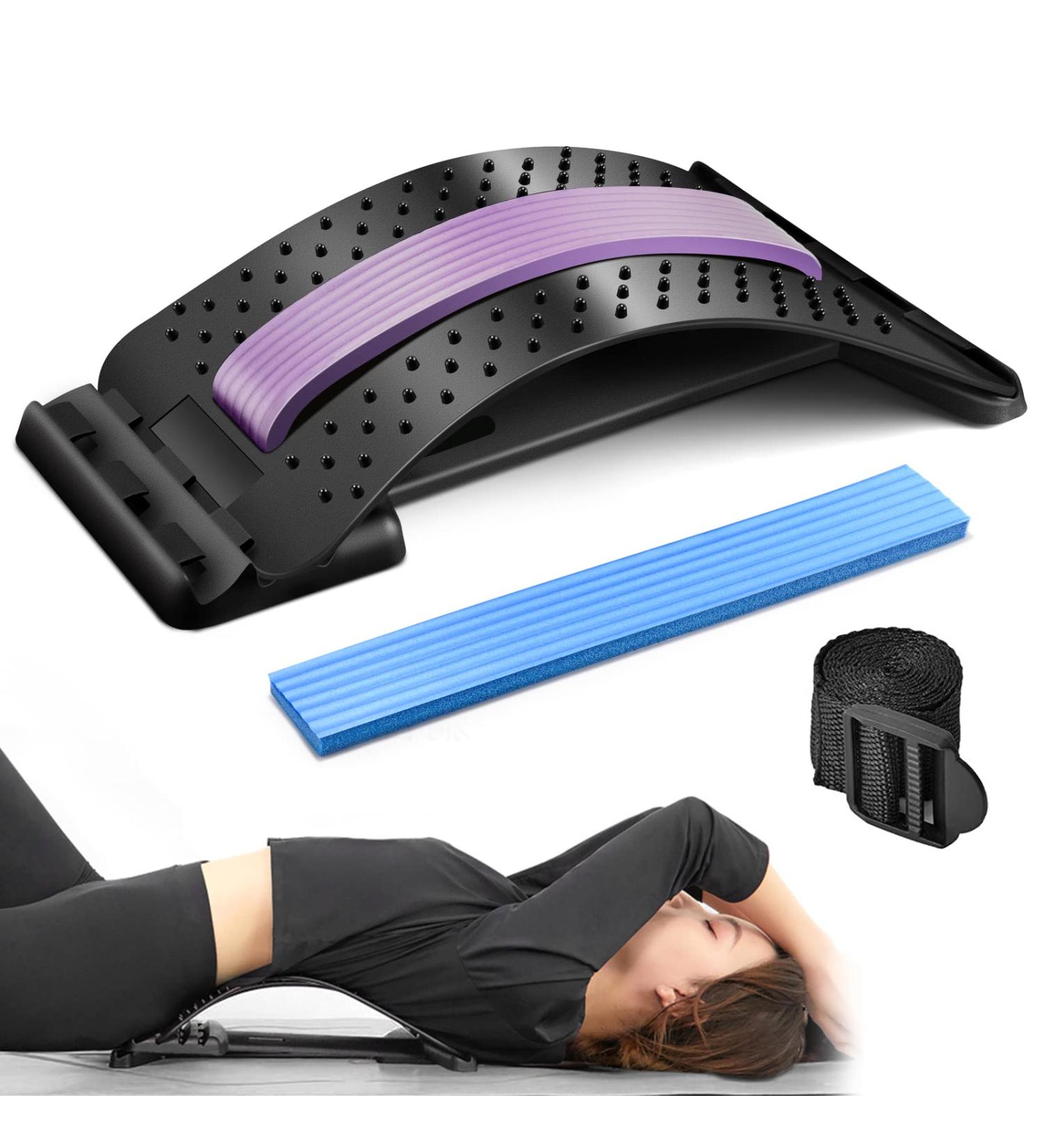 Back Stretcher for Pain Relief - Lumbar Spine Deck Board | Multi-Level Back Stretching Device - Buy Online on GoSupps.com