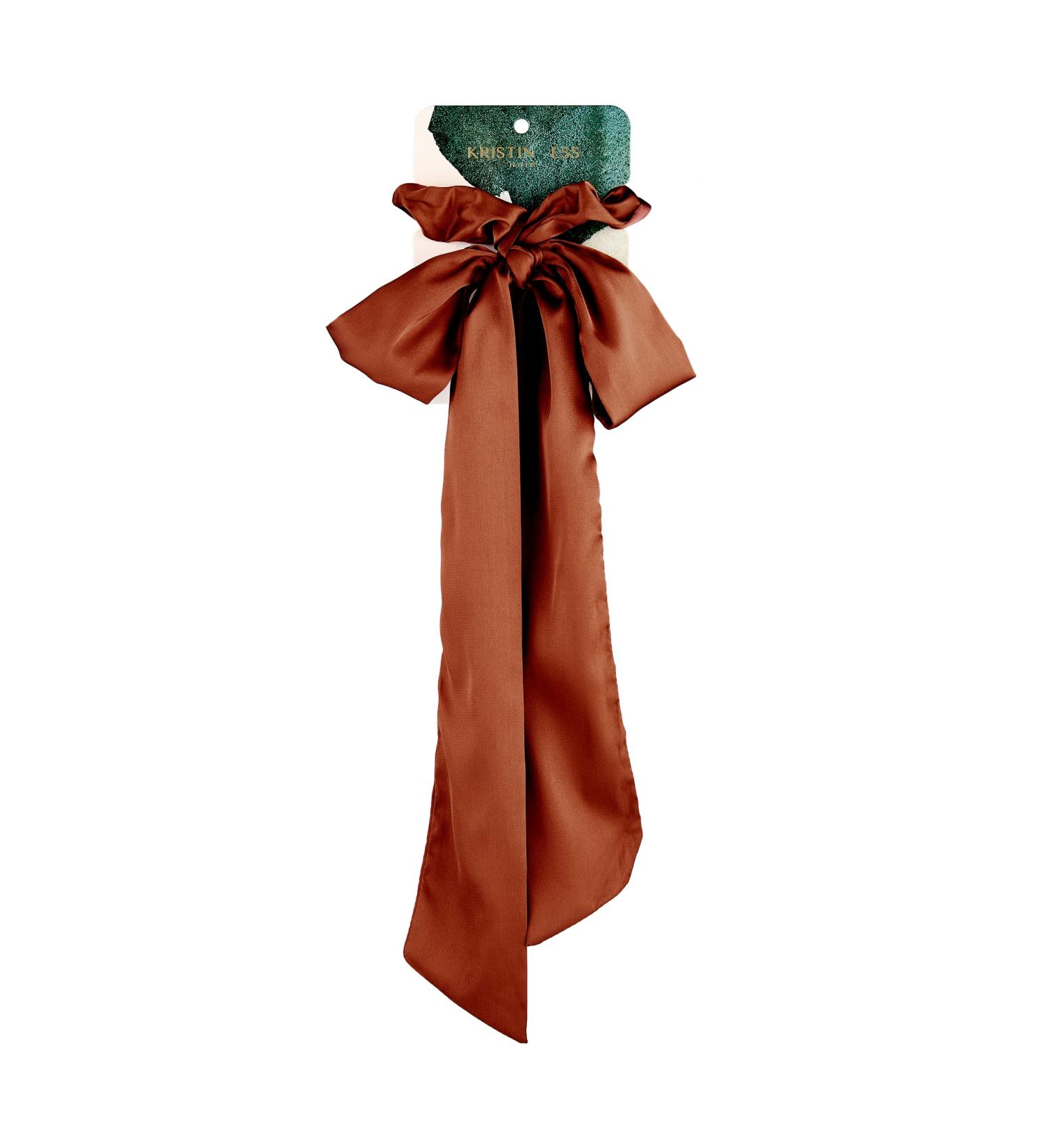 Kristin Ess Rust Scrunchie & Scarf Set - Chic Hair Accessories - Buy Online on GoSupps.com