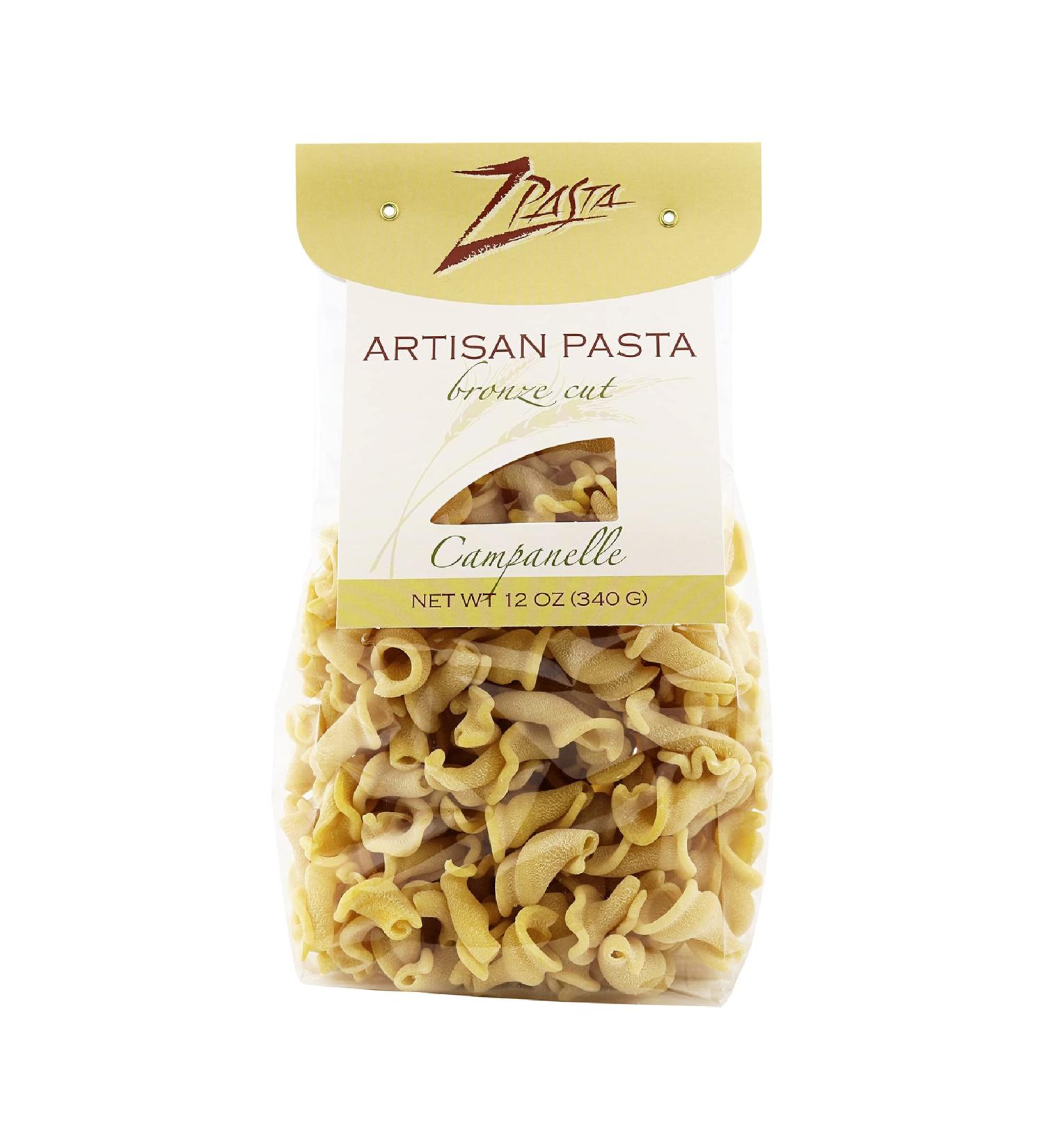 Pasta Campanelle - Artisan Bronze Cut Pasta 12 oz - 1 Pack - Buy Online on GoSupps.com