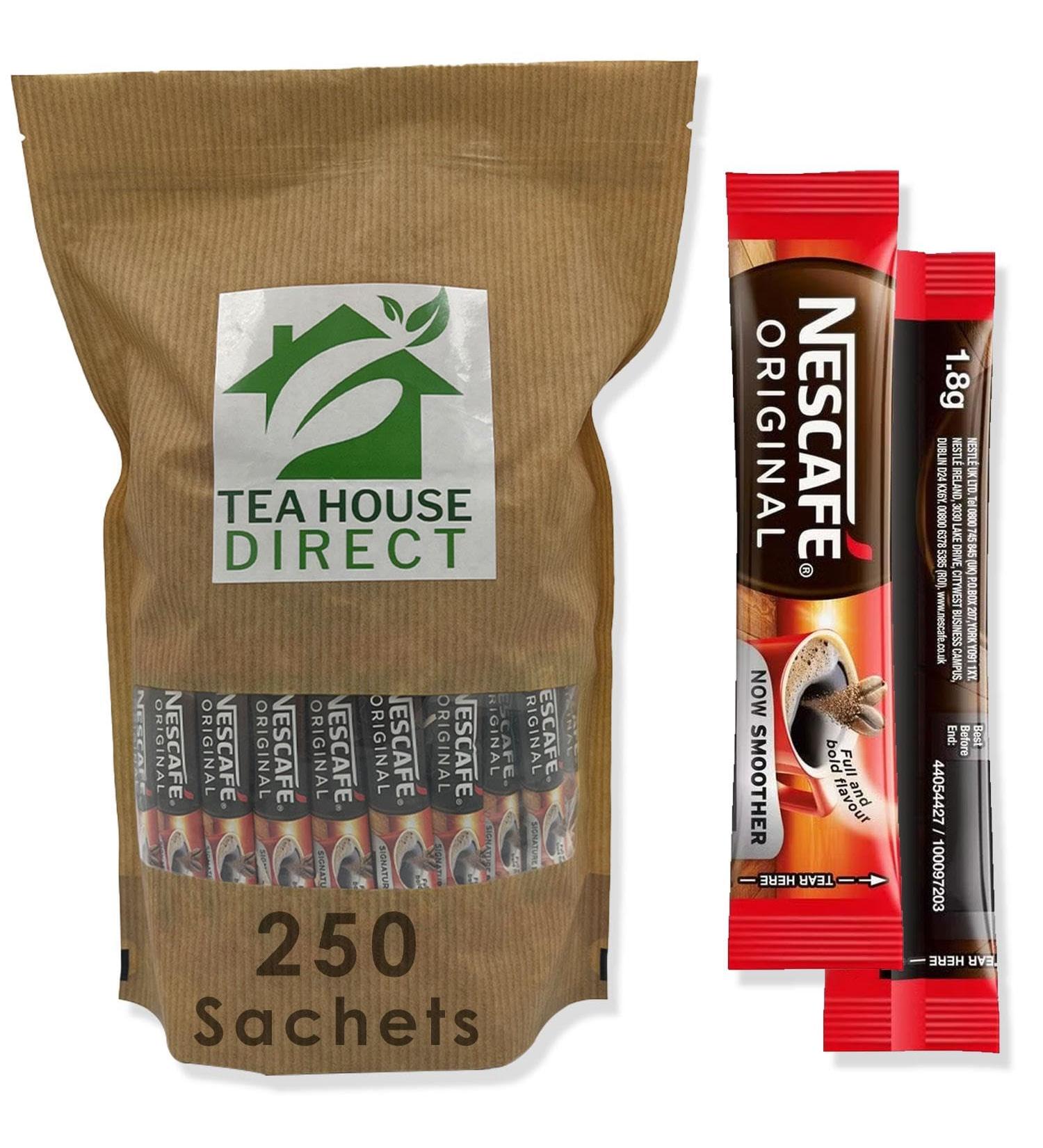 Nescafe Original Premium Instant Coffee Full & Bold Flavour Timeless and Classic Coffee Taste Perfect Coffee Anytime Anywhere 250 Sachets Nescafe Original Coffee 1 g (Pack of 250) - Buy Online on GoSupps.com