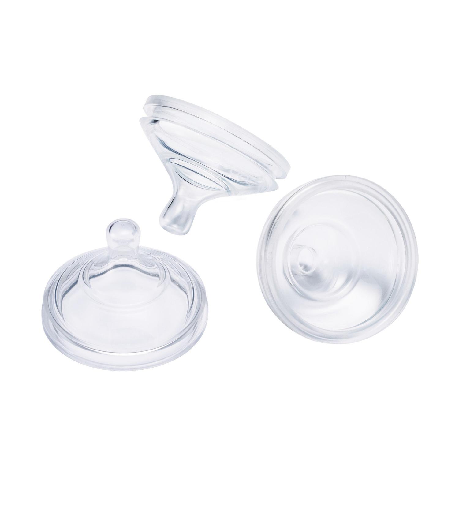 Boon NURSH Silicone Nipples - Extra Slow Flow Pack of 3 | International Shipping Available - Buy Online on GoSupps.com