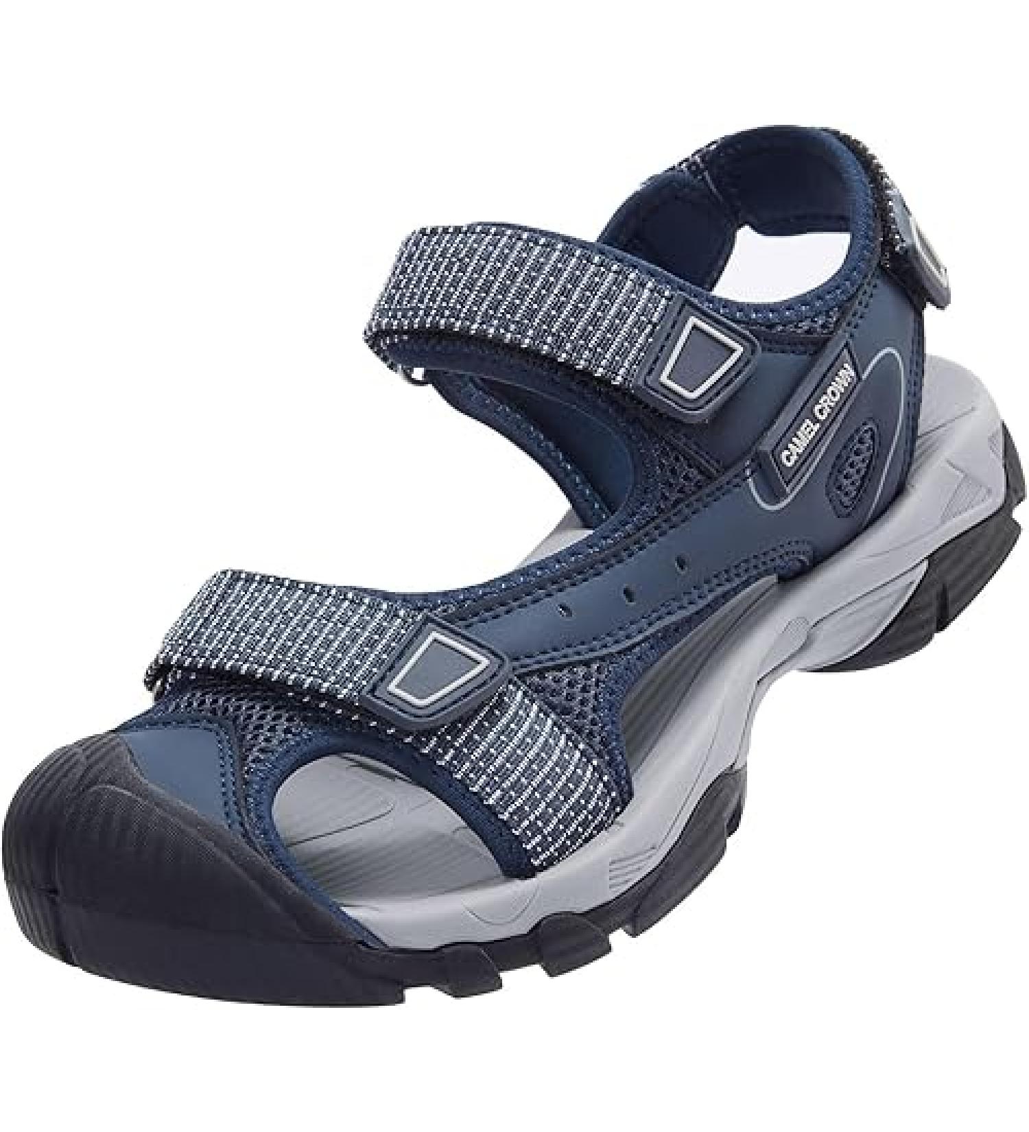 CAMEL CROWN Women's Hiking Sandals Waterproof Closed Toe Water Adjustable Athletic Outdoor - Blue - 8.5 - Buy Online on GoSupps.com