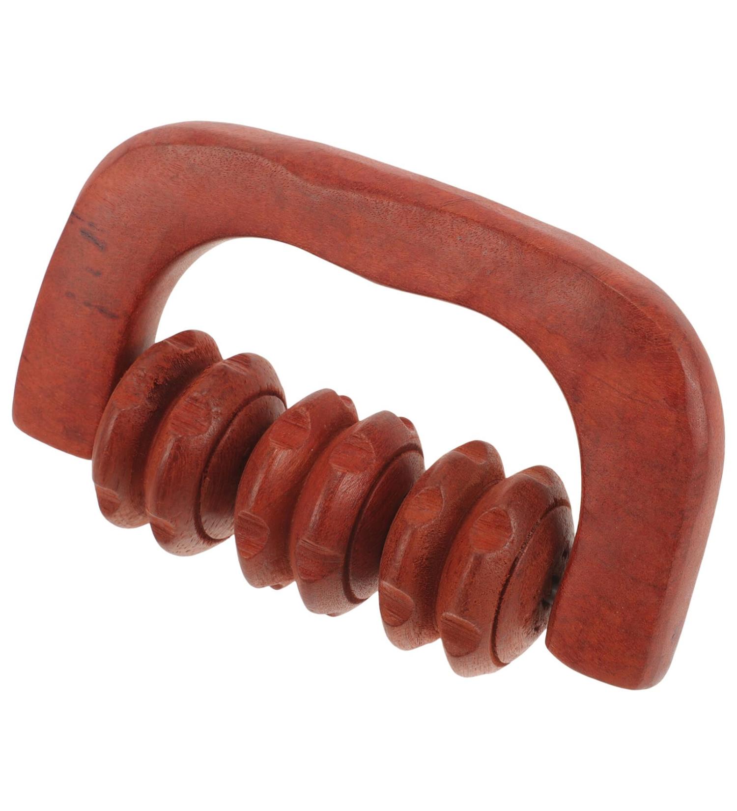 Buy Wooden Massage Roller - Self Massage Tool for Back Neck & Legs | Anti-Stress Relief | International Shipping - Buy Online on GoSupps.com