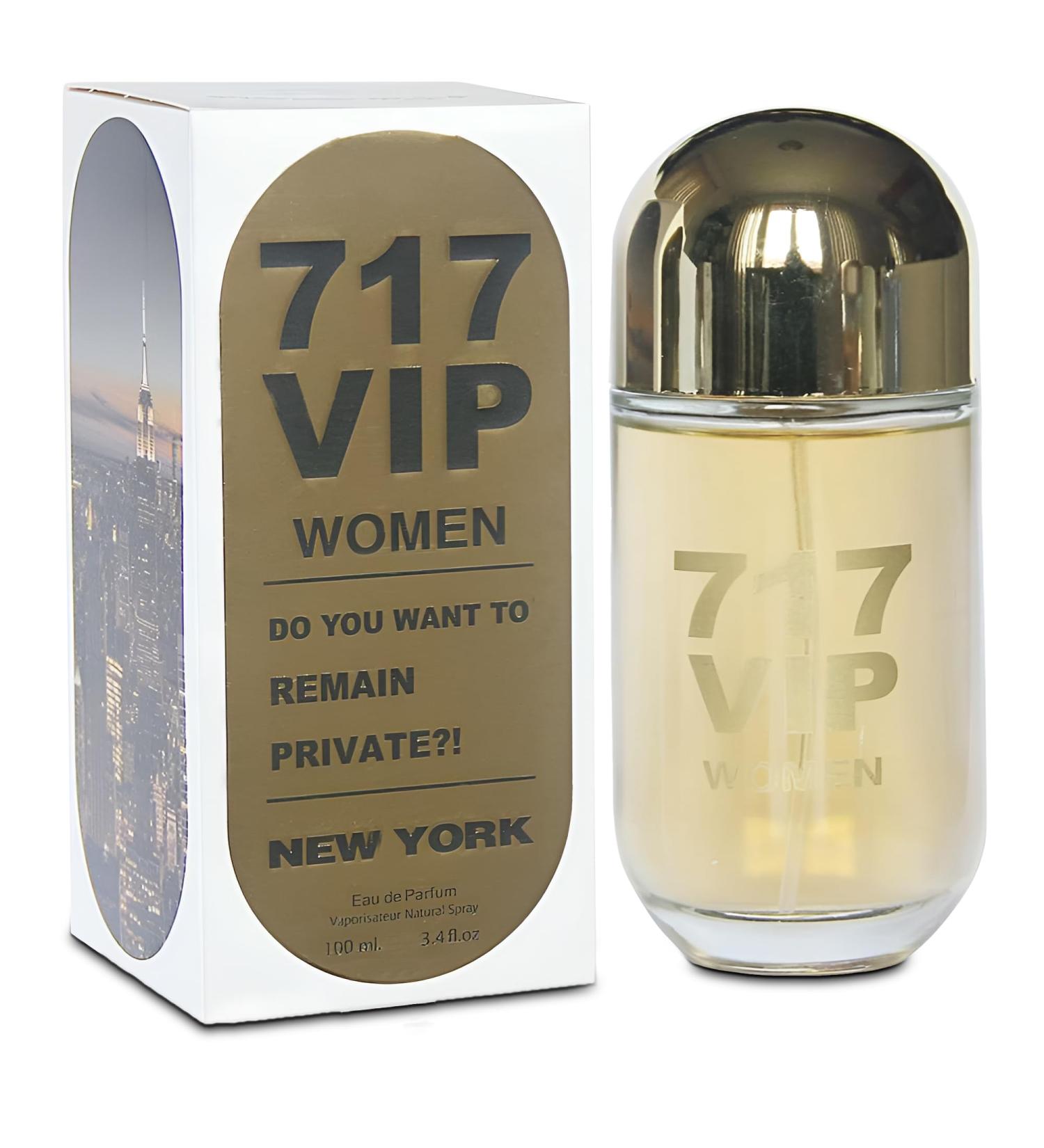 Women's Spray Perfume 717 VIP Women Long Lasting Eau De Parfum Cologne for Women Refreshing Floral Fragrance for Casual Use Ideal Holiday Gift 3.4 Fl Oz