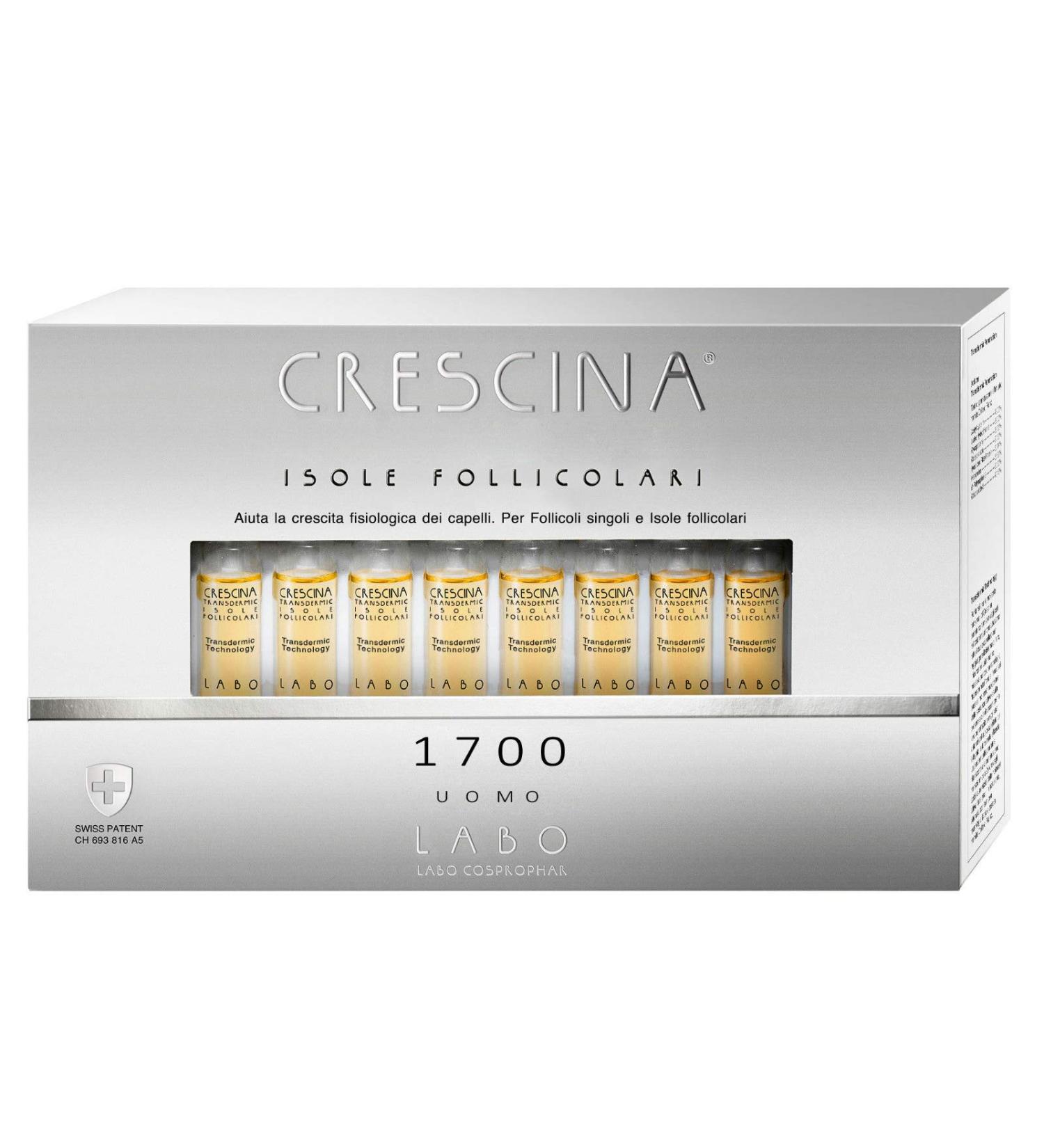 LABO CRESCINA Treatment RiCrescente Hair ISOLE FOLLICOLARI 1700 Men 40 Viale
