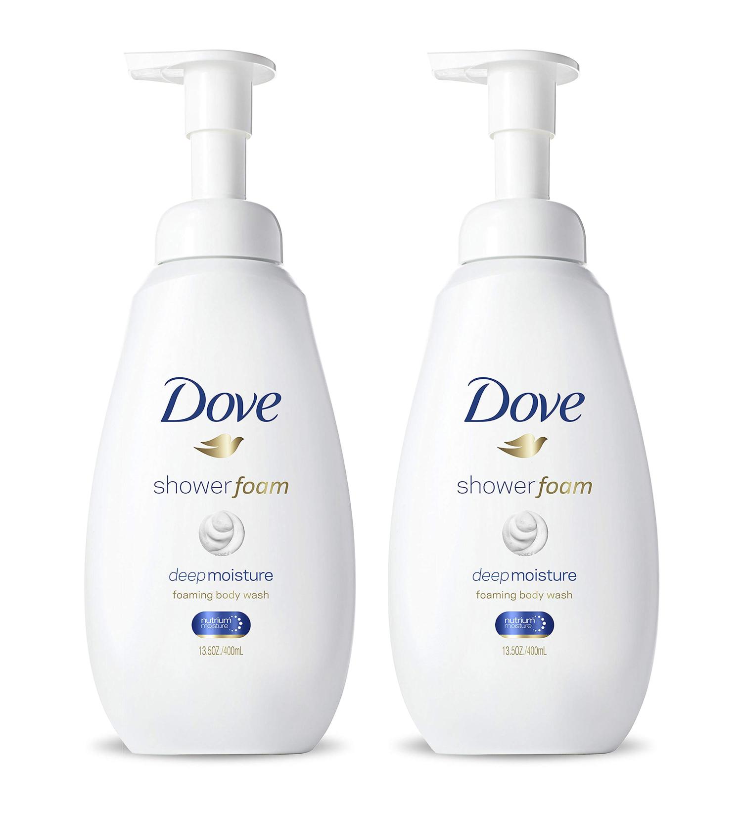 Dove Instant Foaming Body Wash, Deep Moisture Cleanser for Soft, Smooth Skin, 13.5 oz (Pack of 2) - Buy Online on GoSupps.com