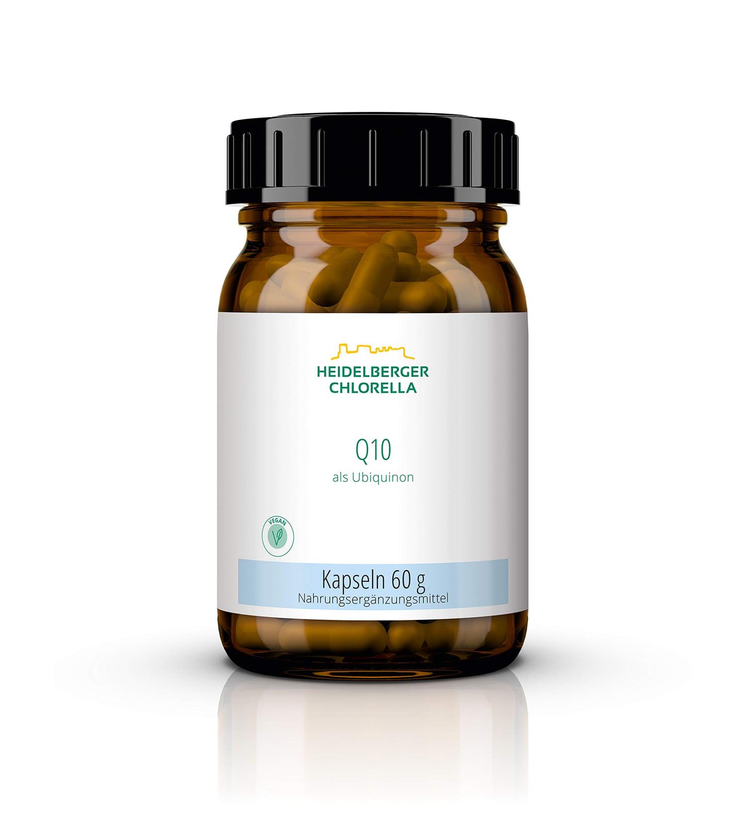 Heidelberger Chlorella Q10 Capsules - Vegan High Dose Additive-Free German Quality 60 Count - Buy Online on GoSupps.com