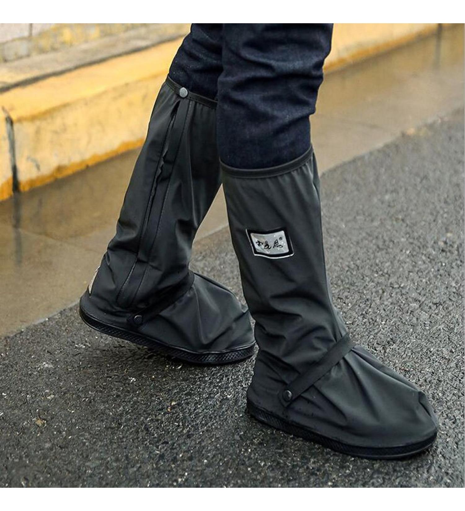 XL Waterproof Motorcycle Bike Shoe Covers - Reusable Cycling Gear for Snow & Rain Protection - Buy Online on GoSupps.com