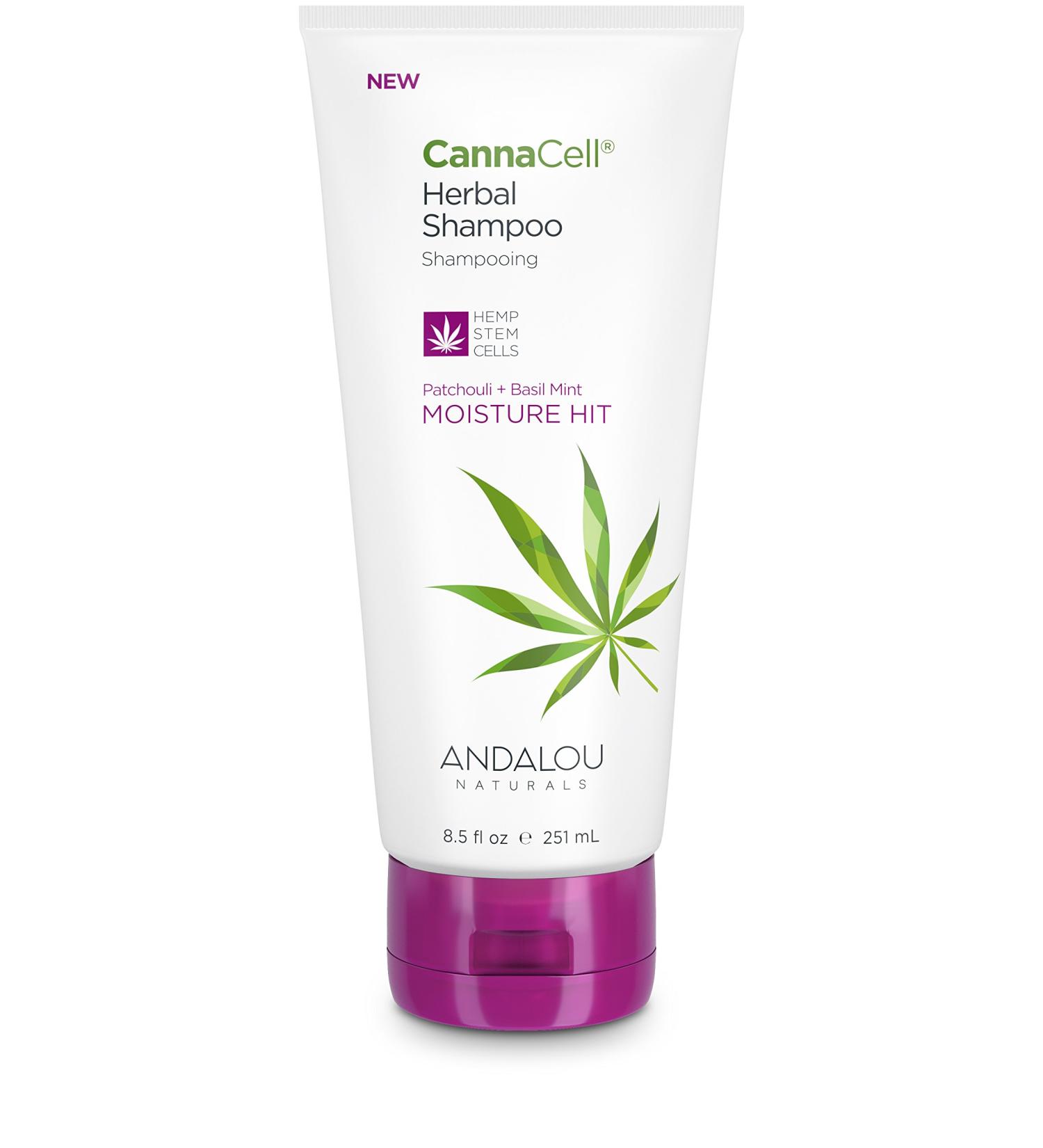 Andalou Naturals CannaCell Herbal Shampoo - Moisture Hit 8.5 Oz | Hydrating Hair Care - Buy Online on GoSupps.com