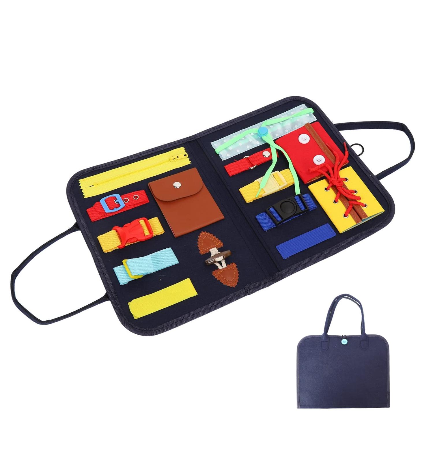 Fidget Blanket for Dementia Patients Dementia Products for Elderly and Kids 14 Calming Anxiety Relief Activities Alzheimers Products Autism Sensory Blanket Fidget Toy Gifts - Buy Online on GoSupps.com