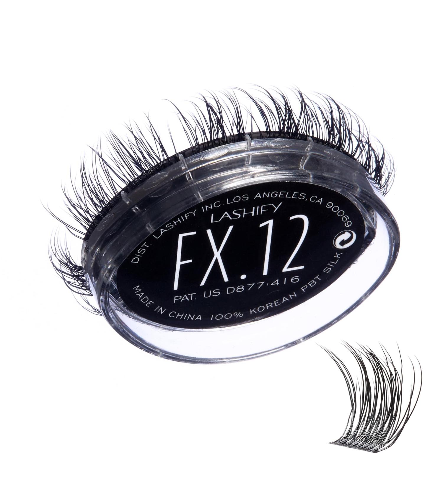 Lashify Fluffy FX 12mm Gossamer DIY Eyelash Extensions Refill | Curly & Fluttery Black False Lashes - Buy Online on GoSupps.com
