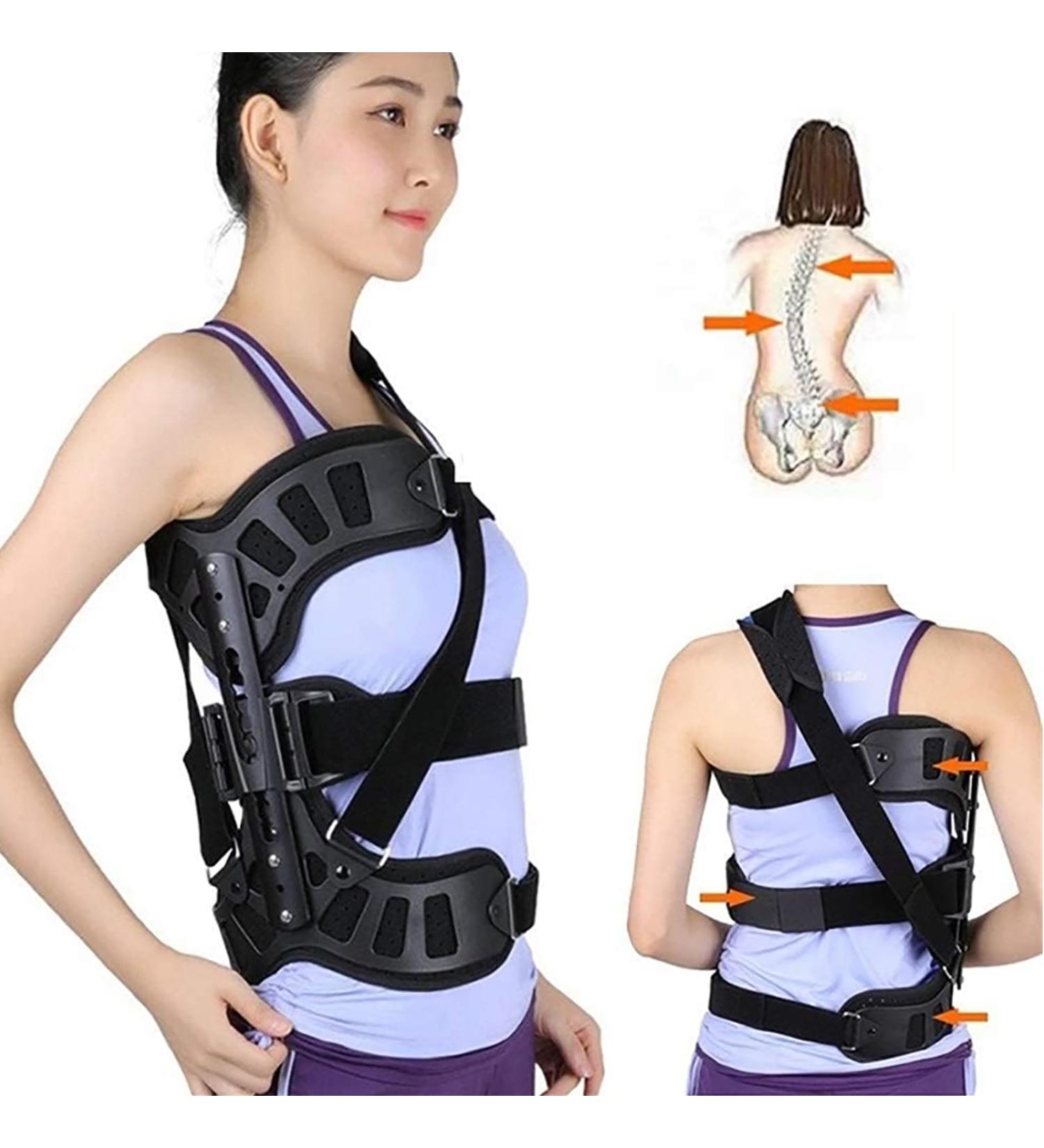 Spinal Auxiliary Orthosis Adjustable Scoliosis Posture Corrector Fixed Correction Brace After Scoliosis for Back Postoperative Recovery Adults Health Care Back Posture - Buy Online on GoSupps.com