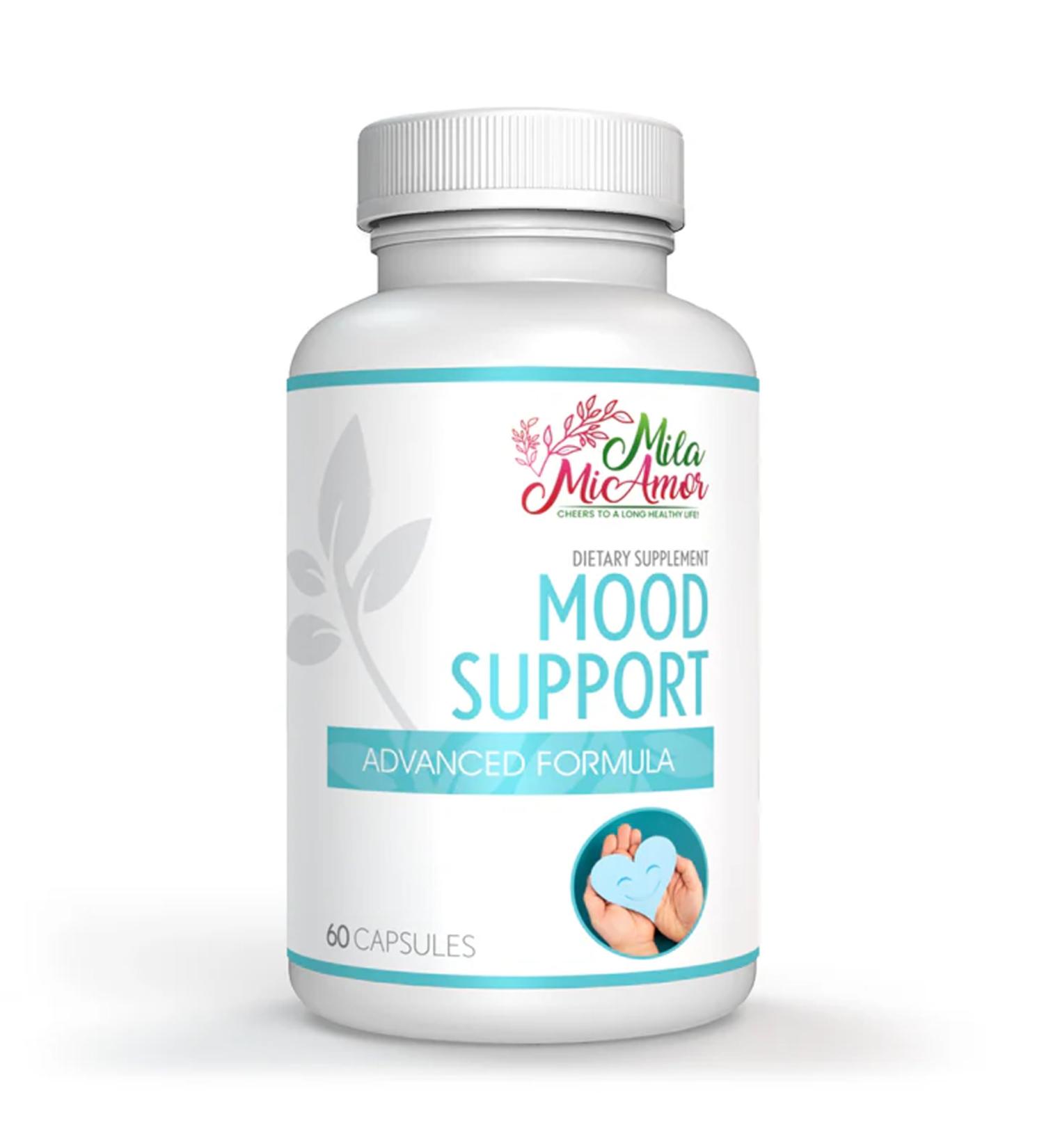Mila Miamor Mood Support Supplement Ashwagandha St. John s Wort Chamomile & B Vitamins for Stress Relief Emotional Balance & Relaxation Scientifically Backed Formula 60 Capsules - Buy Online on GoSupps.com