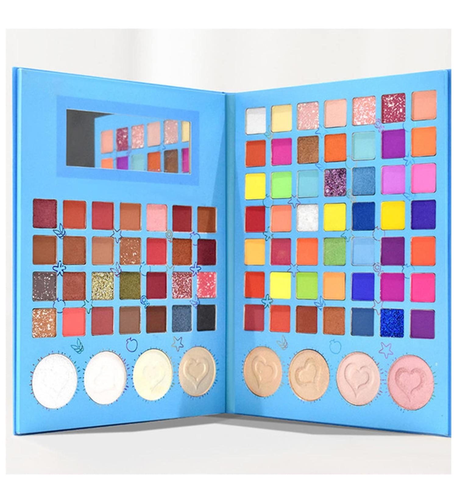 JOYTILLGU Beauty Palette 85colors Glitter Eyeshadow Makeup Pigmented Shadow Palette Earth Color Palette Professional Shine Matte Paleta de Sombra Eyeshadow Palette2 - Buy Online on GoSupps.com