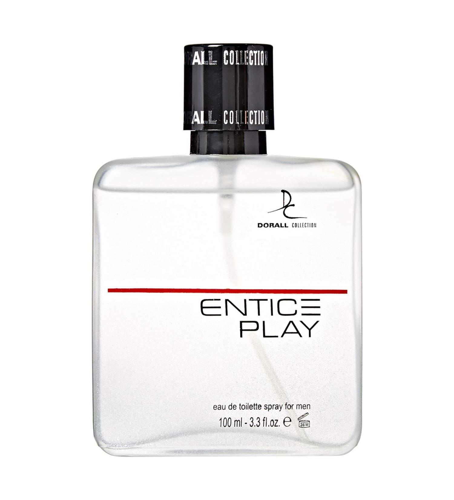 ENTICE PLAY BY DORALL COLLECTION COLOGNE FOR MEN 3.3 OZ / 100 ML EAU DE TOILETTE SPRAY - Buy Online on GoSupps.com