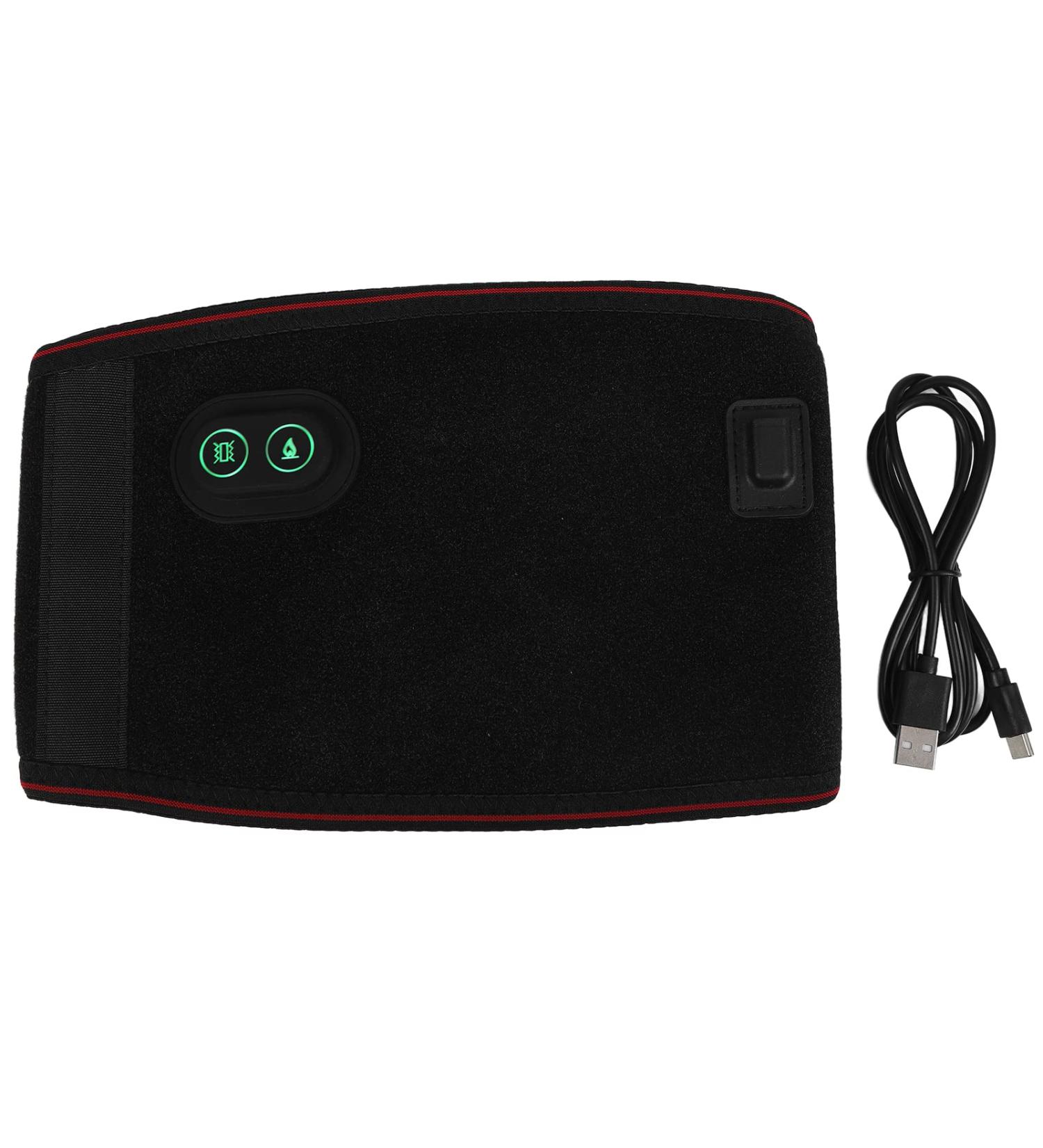 Heating Belt for Back Pain Relief | 3-Temperature Vibration Massage & Hot Compress for Lower Back & Lumbar Support - Buy Online on GoSupps.com