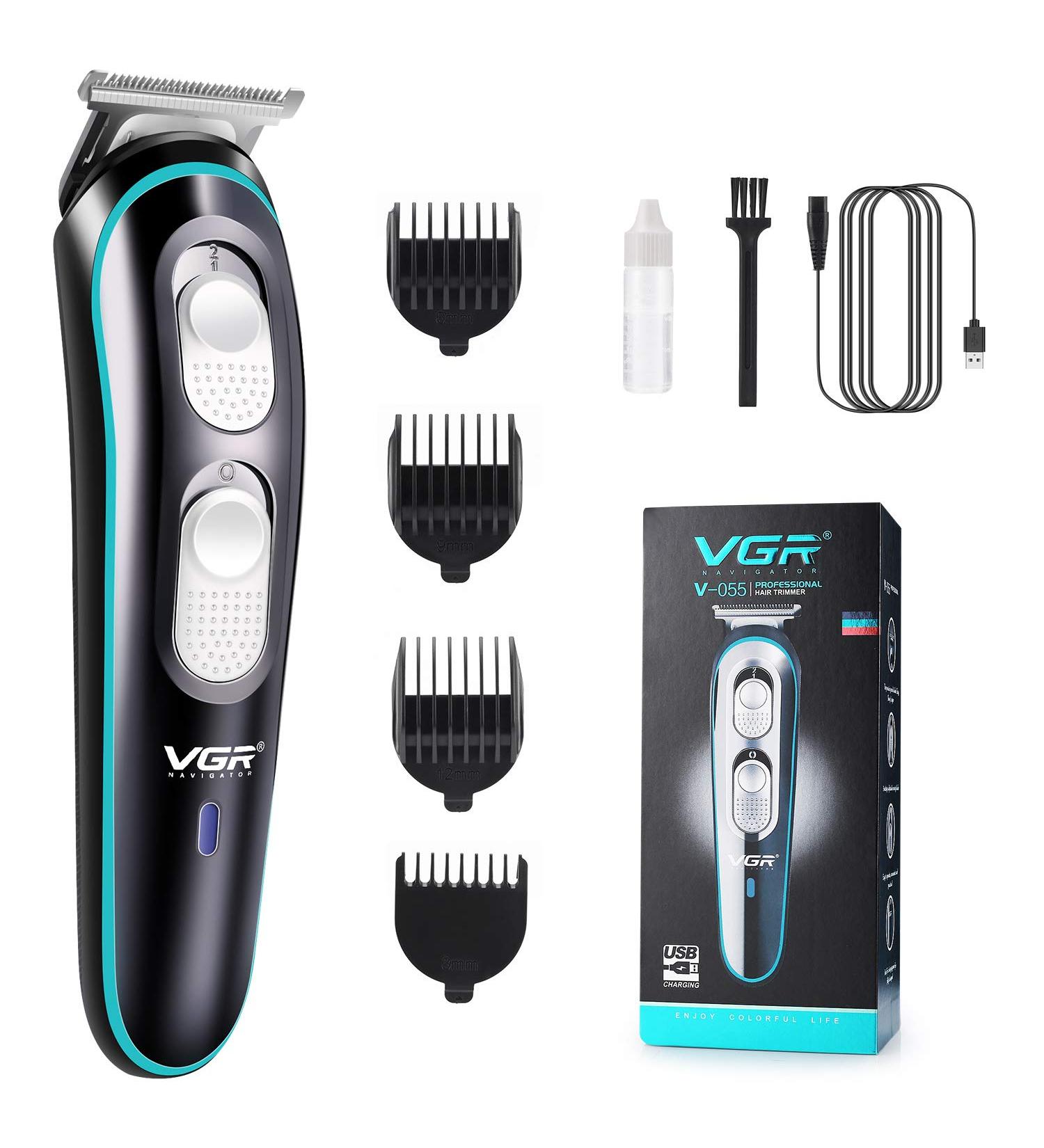 VGR Hair Clippers for Men Professional Hair Cutting Kit Electric Rechargeable Beard Trimmer Cordless Low Noise Beard Shaver for Mens Baby Kids Adult Daily Travel Use with Guide Combs Brush USB Cord - Buy Online on GoSupps.com