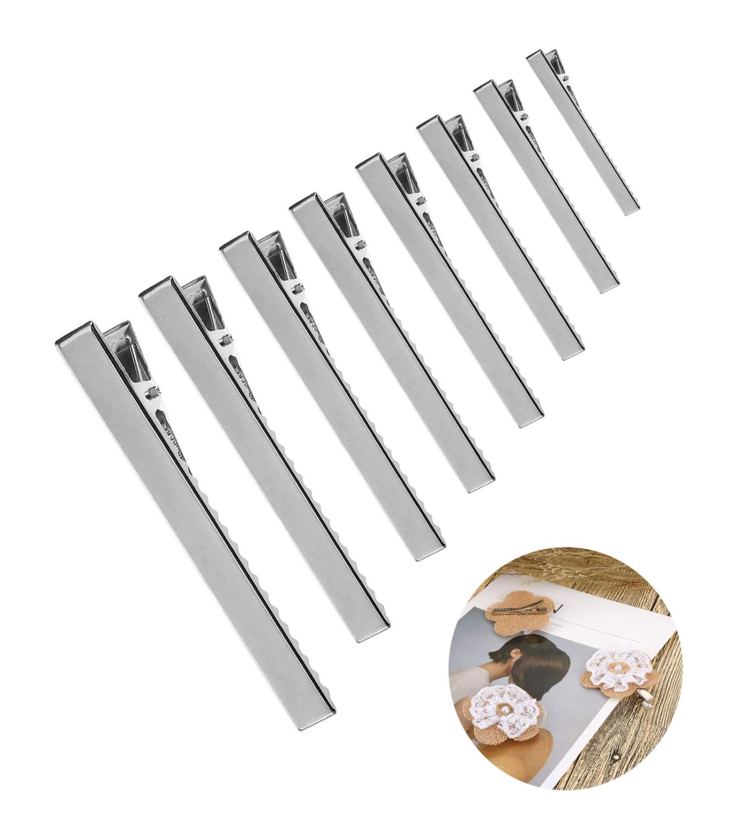 120 Pieces Metal Crocodile Hair Clips - Alligator Zinke Clips for DIY Hairstyles & Crafting Accessories - Buy Online on GoSupps.com