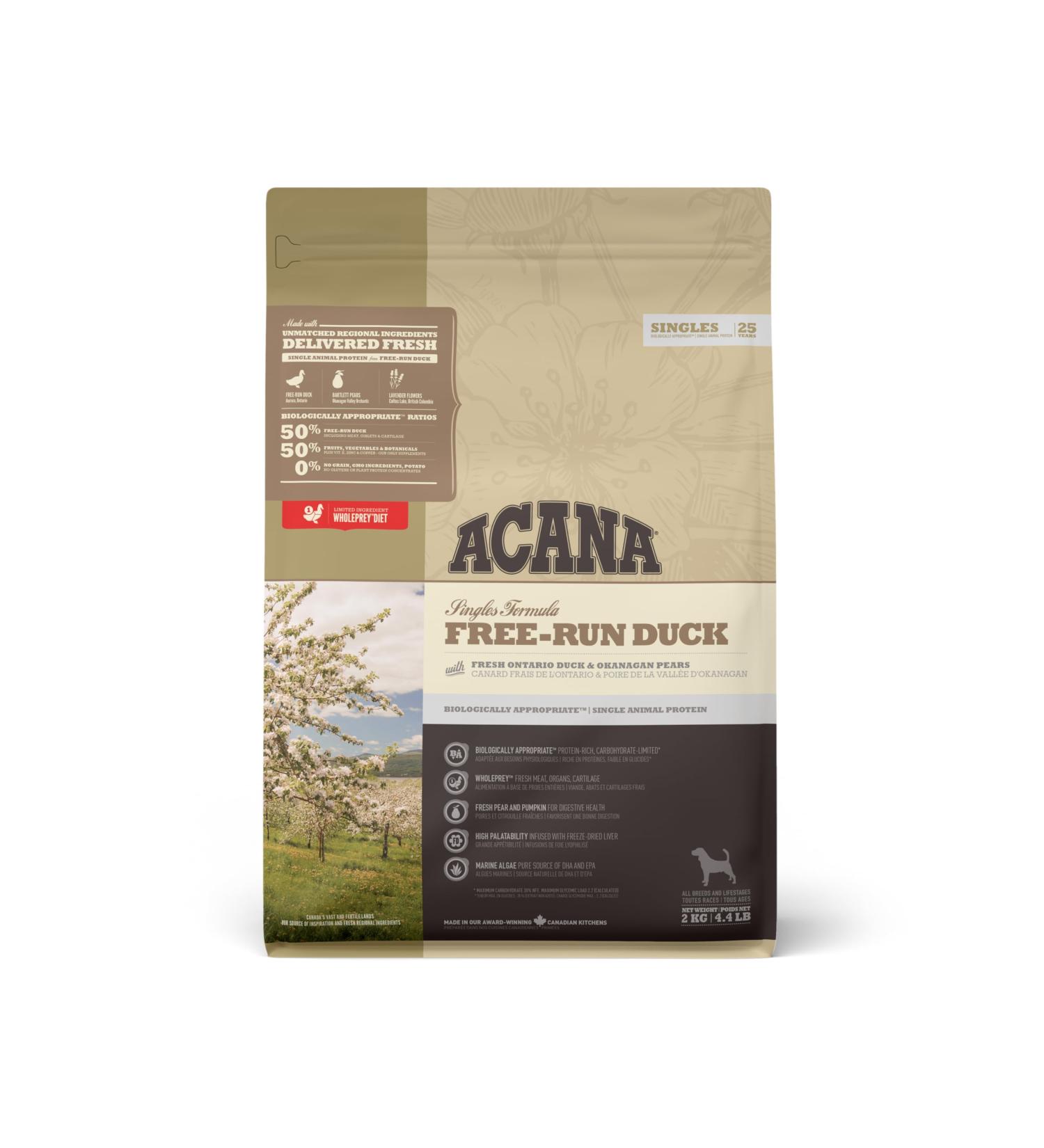 ACANA Free-Run Duck 2kg - Buy Online on GoSupps.com
