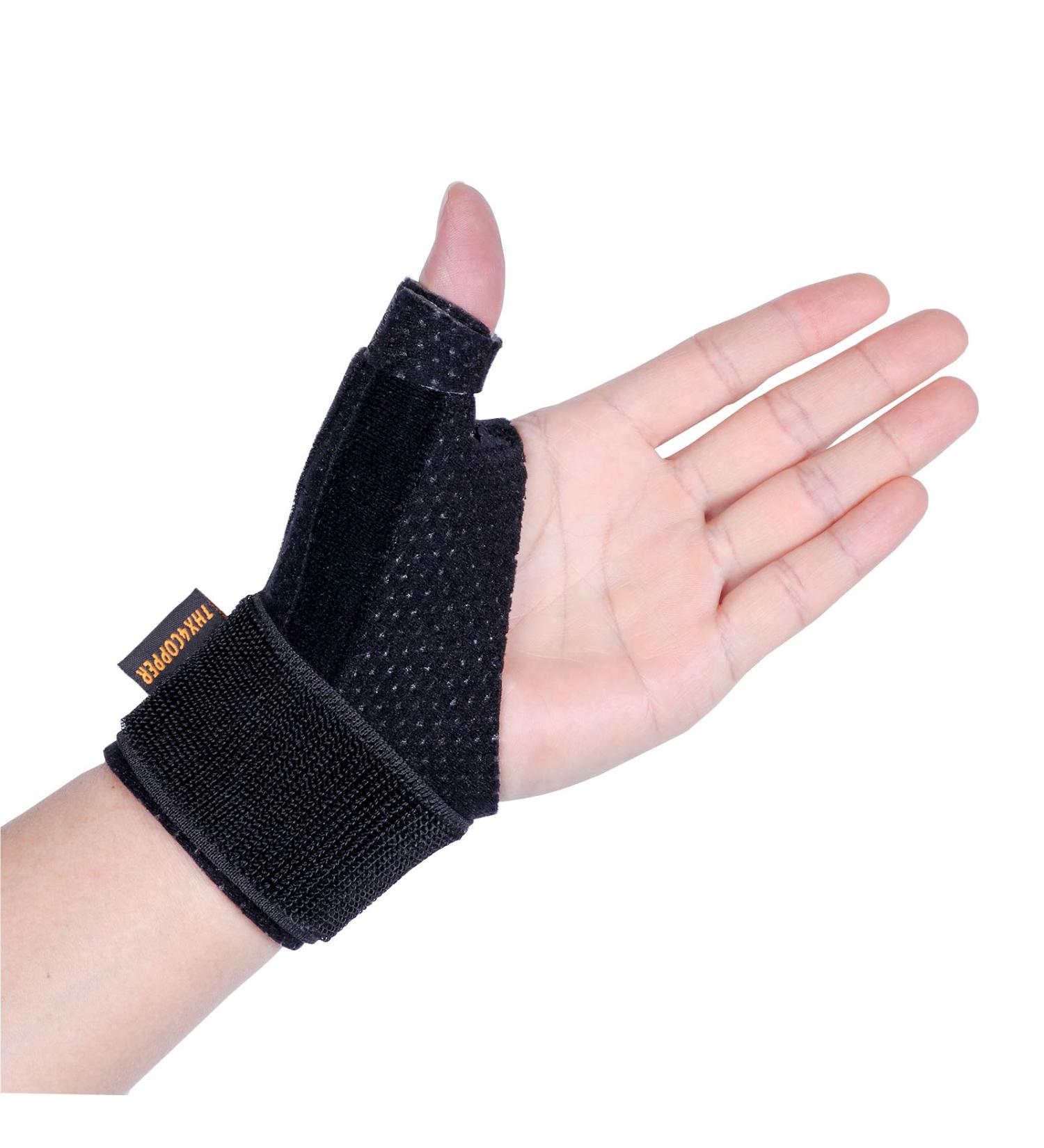 Thx4COPPER Reversible Compression Thumb Splint - Thumb Brace for BlackBerry Thumb Arthritis Spring Finger Tendonitis - Buy Online on GoSupps.com