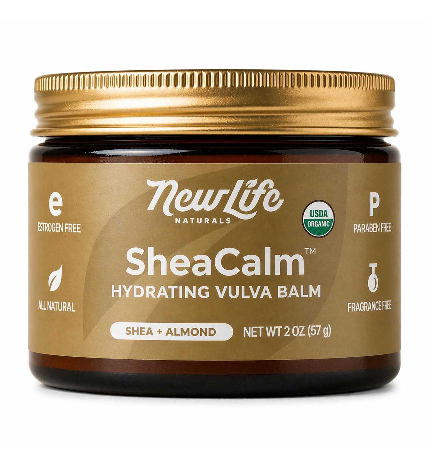 NewLife Naturals USDA Certified Organic Vulva Cream - Menopause Support & Intimate Feminine Care - 2 Oz | Made in USA - Buy Online on GoSupps.com