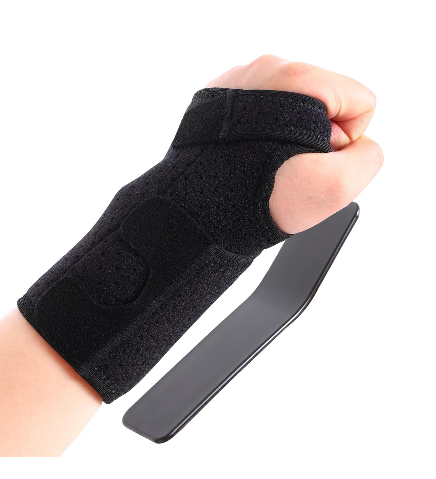 TXJ Sports Carpal Tunnel Wrist Brace - Night Support for Ulnar Wrist Pain Relief | Left/Right Hand | Adjustable Hand Brace for Men & Women - Buy Online on GoSupps.com