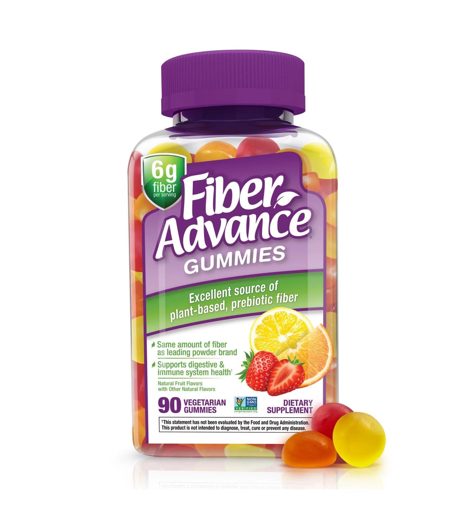 ikj Plant Based Prebiotic Fiber Supplement Gummies Natural Fruit 90 Count - Buy Online on GoSupps.com