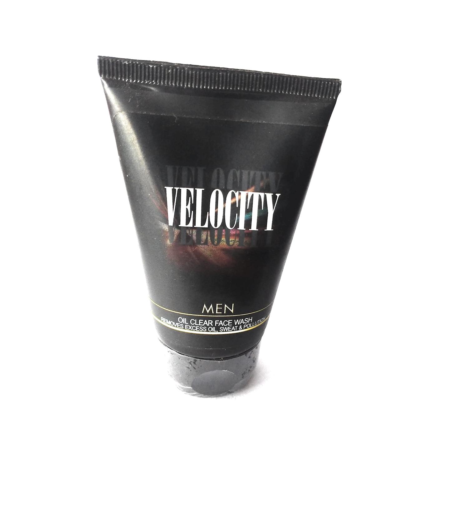 Modicare Velocity Men Oil Clear Face Wash Removes Excess Oil Sweat & Pollution 50g (Pack of 2)