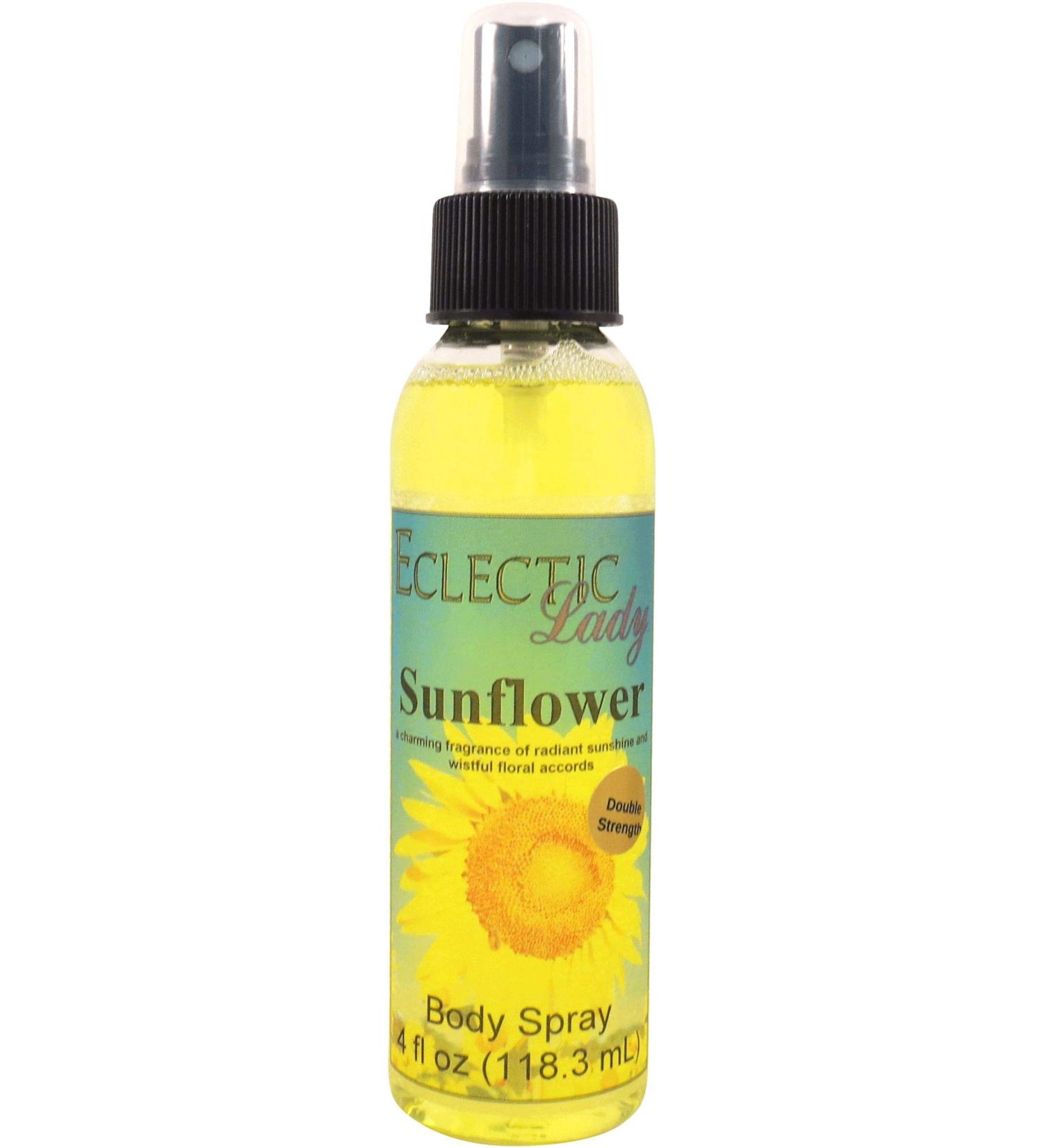 Sunflower Body Spray (Double Strength) 4 ounces Body Mist for Women with Clean Light & Gentle Fragrance Long Lasting Perfume with Comforting Scent for Men & Women Cologne with Soft Subtle Aroma 4 Fluid Ounces (Double Strength) - Buy Online on GoSupps.com