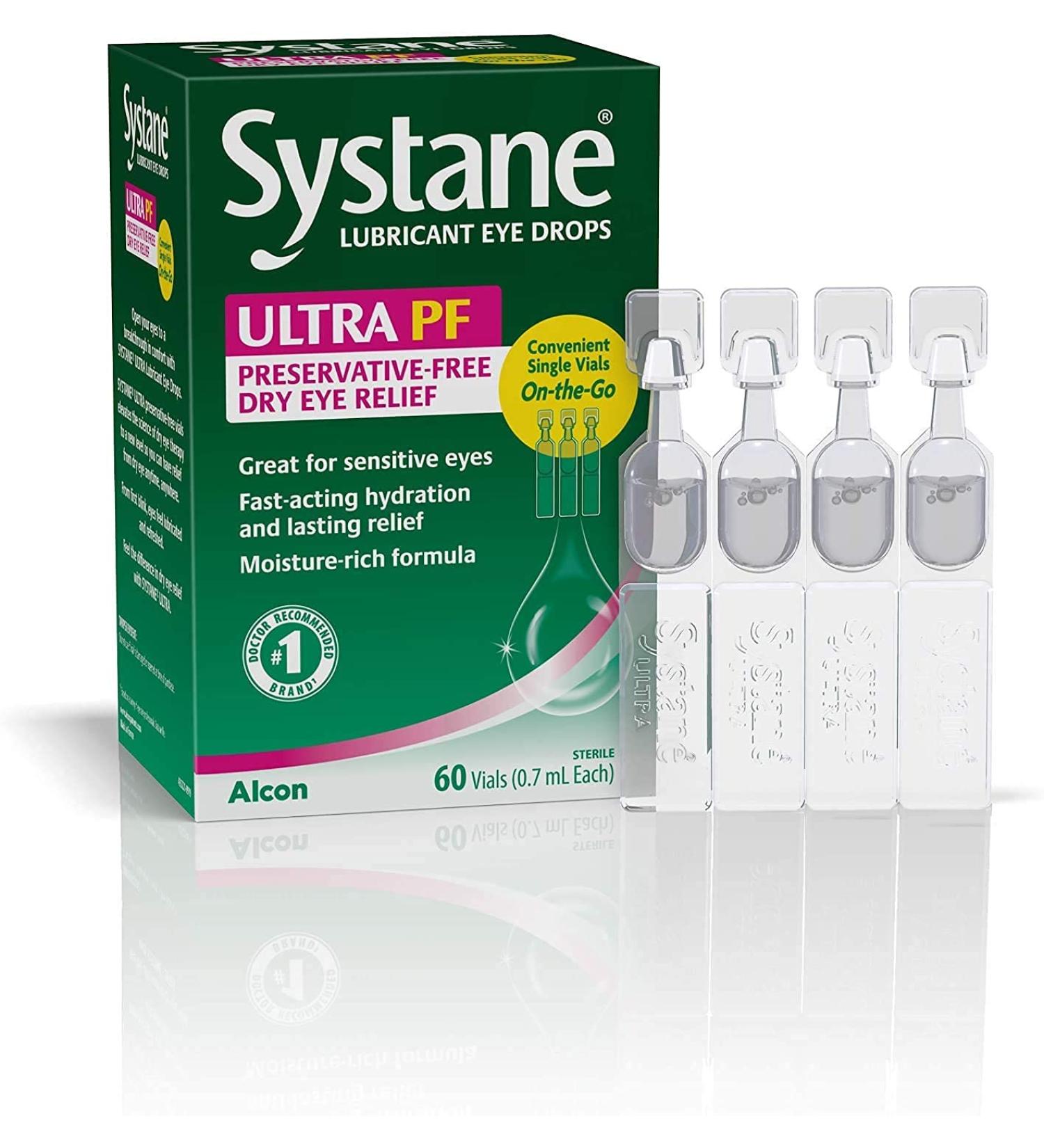60 Vials Systane Ultra Preservative Free Individual Vials